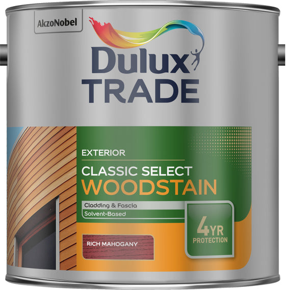 Dulux Trade Classic Select Woodstain Rich Mahogany 2.5L