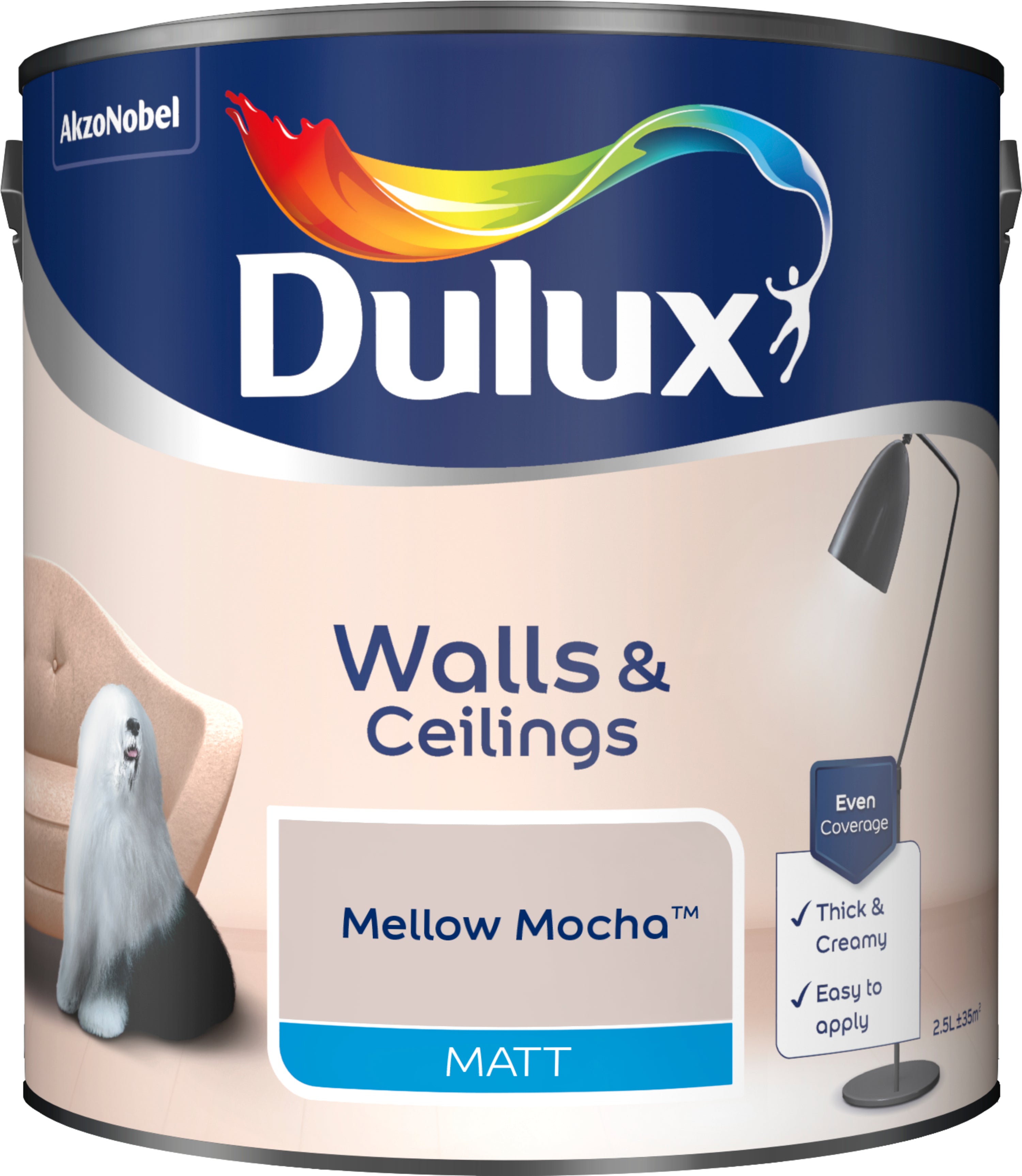 Dulux Matt Mellow Mocha 2.5L