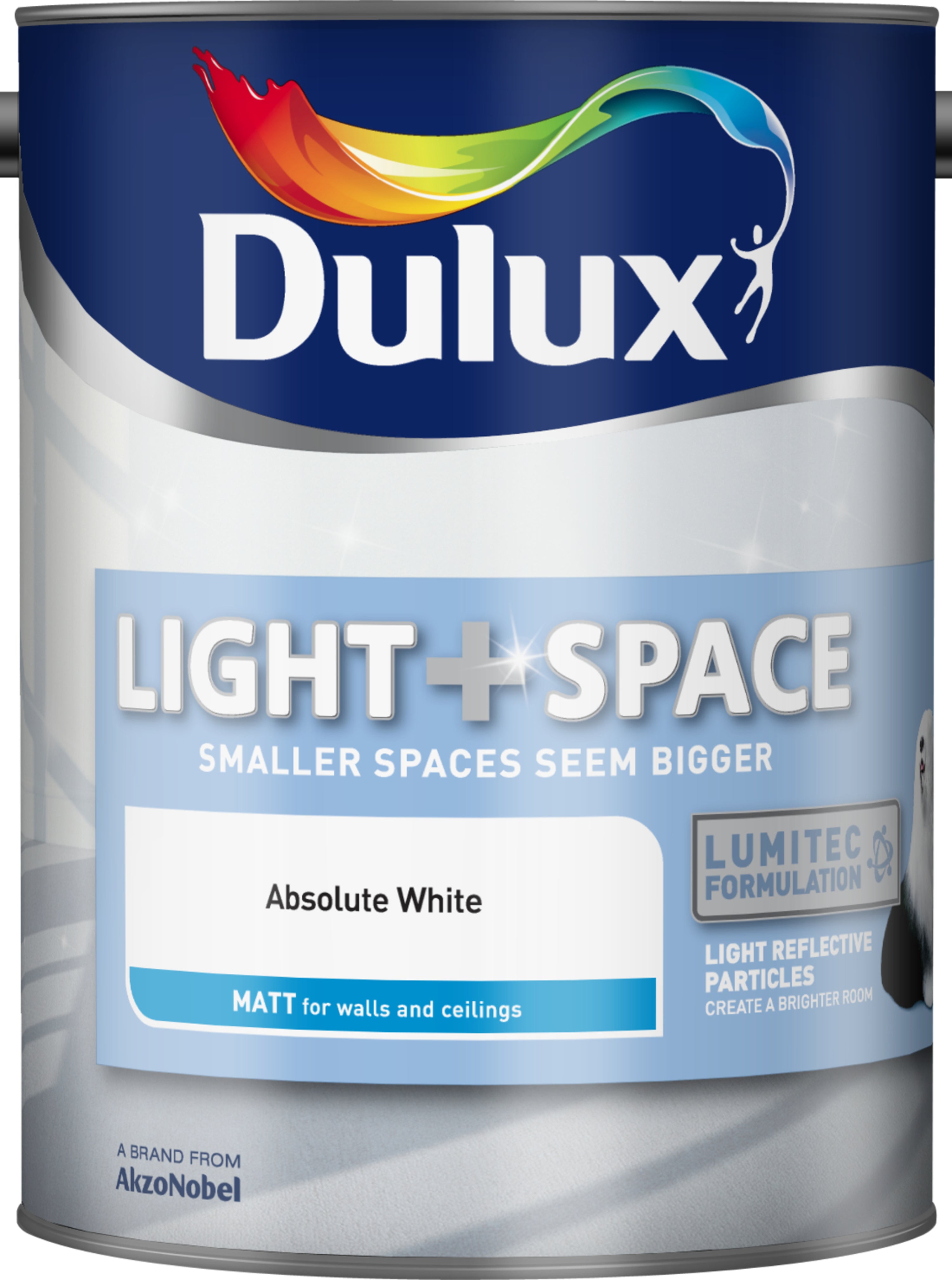 Dulux Light & Space Matt Absolute White 5L