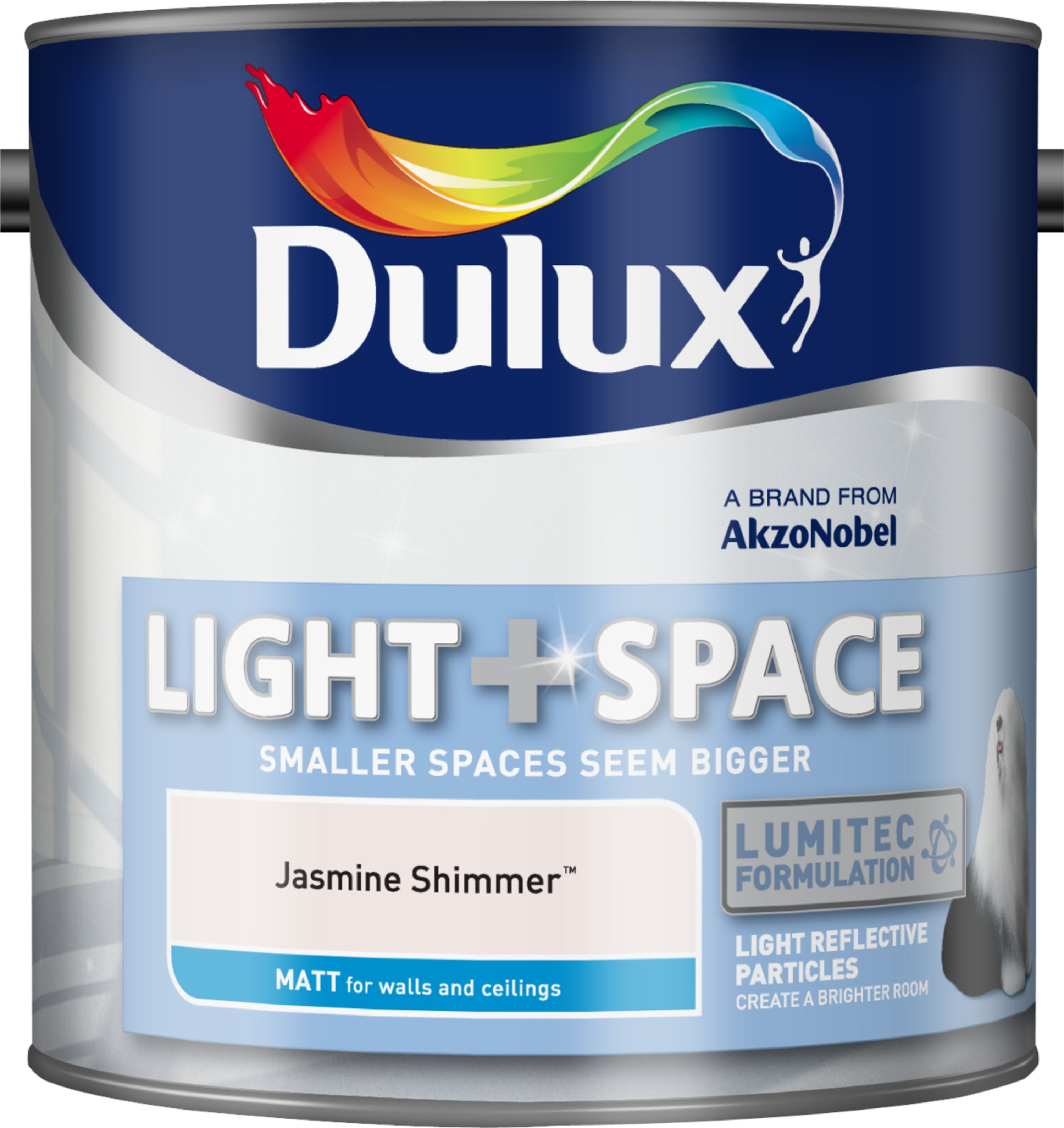 Dulux Light & Space Matt Jasmine Shimmer 2.5L
