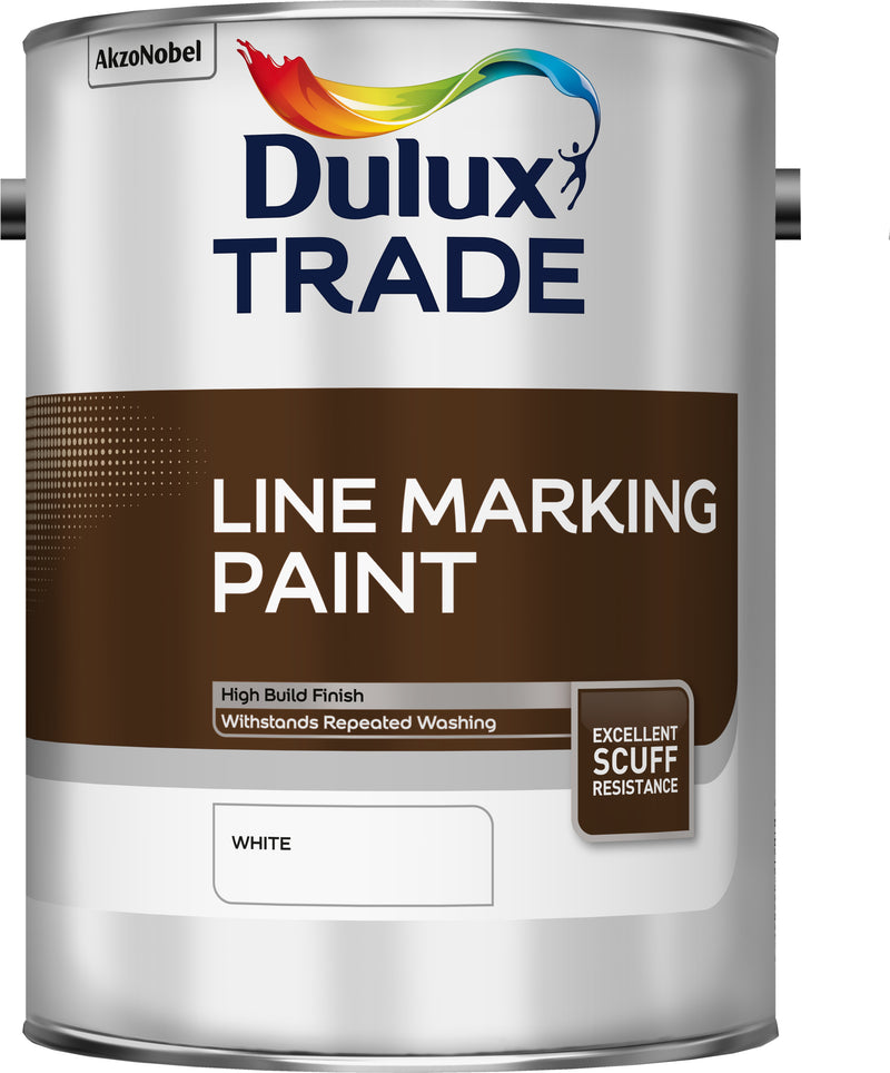 Dulux Trade Line Marking Paint White 5L