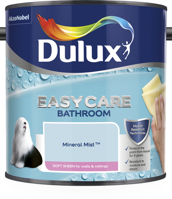 Dulux Easycare Bathroom Soft Sheen Mineral Mist 2.5L