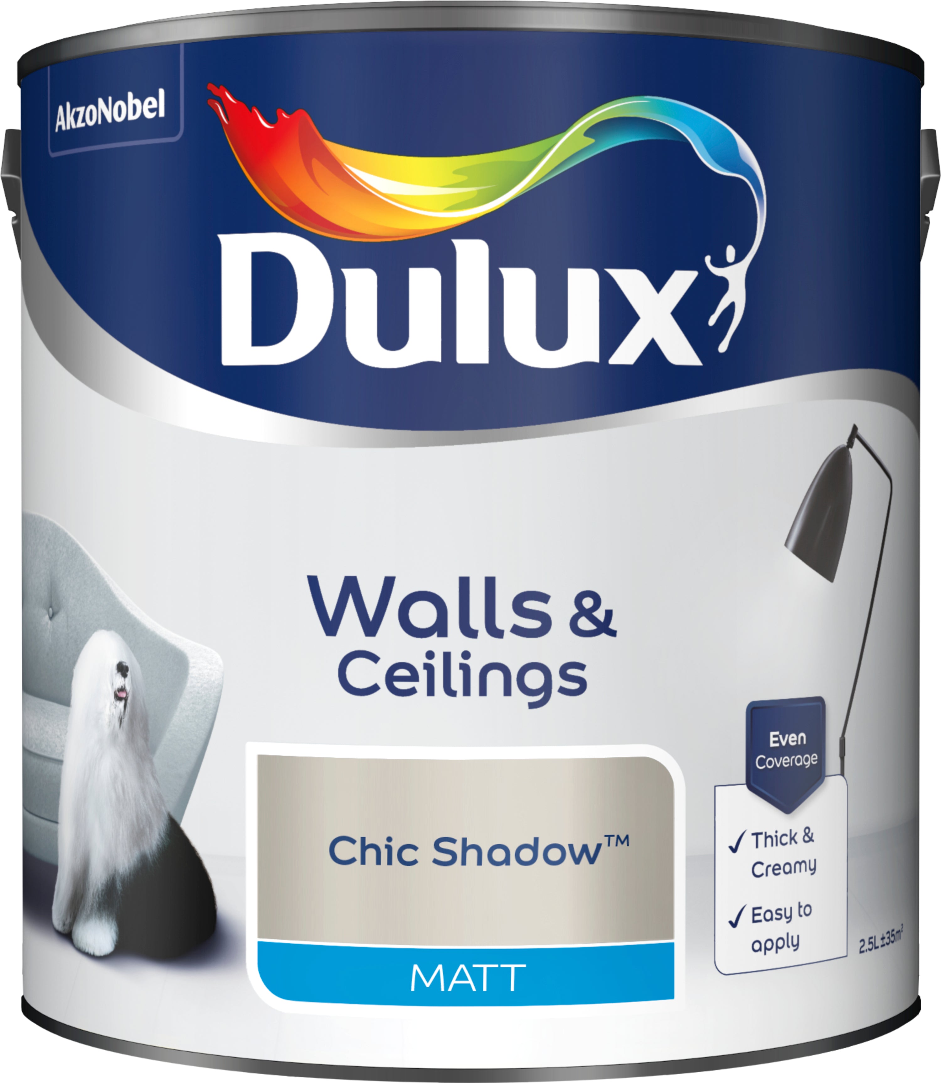 Dulux Matt Chic Shadow 2.5L