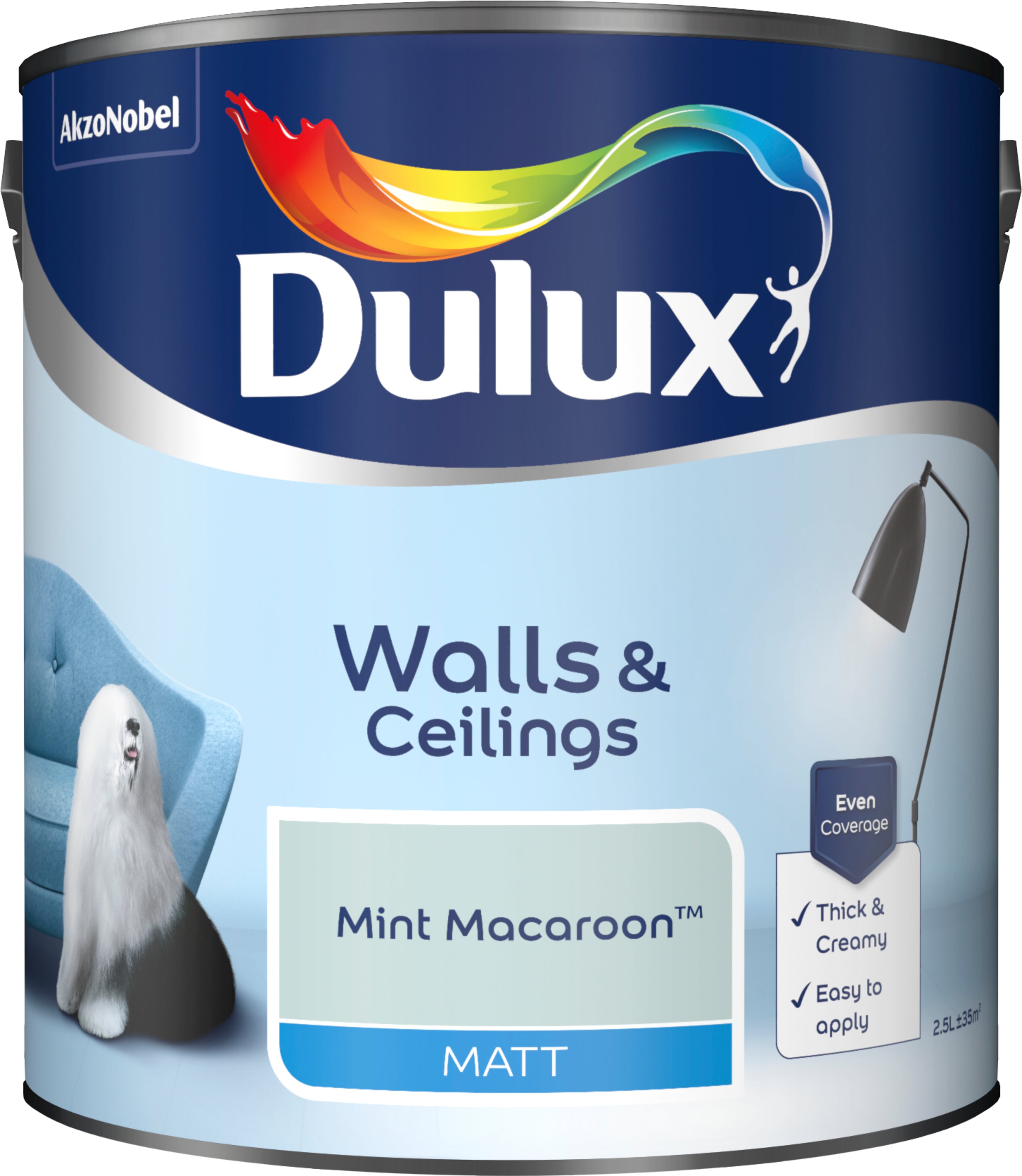 Dulux Matt Mint Macaroon 2.5L