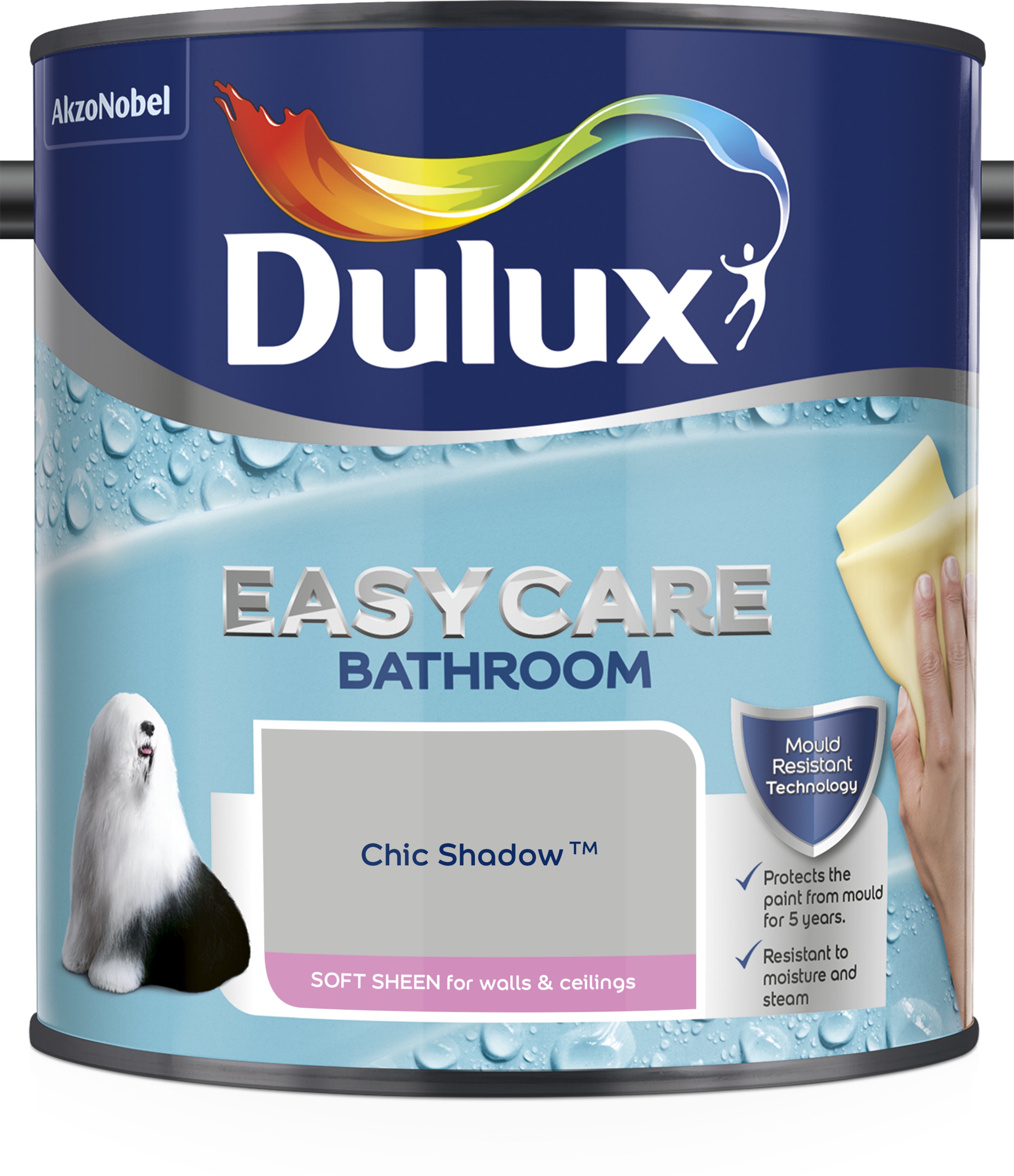 Dulux Easycare Bathroom Soft Sheen Chic Shadow 2.5L