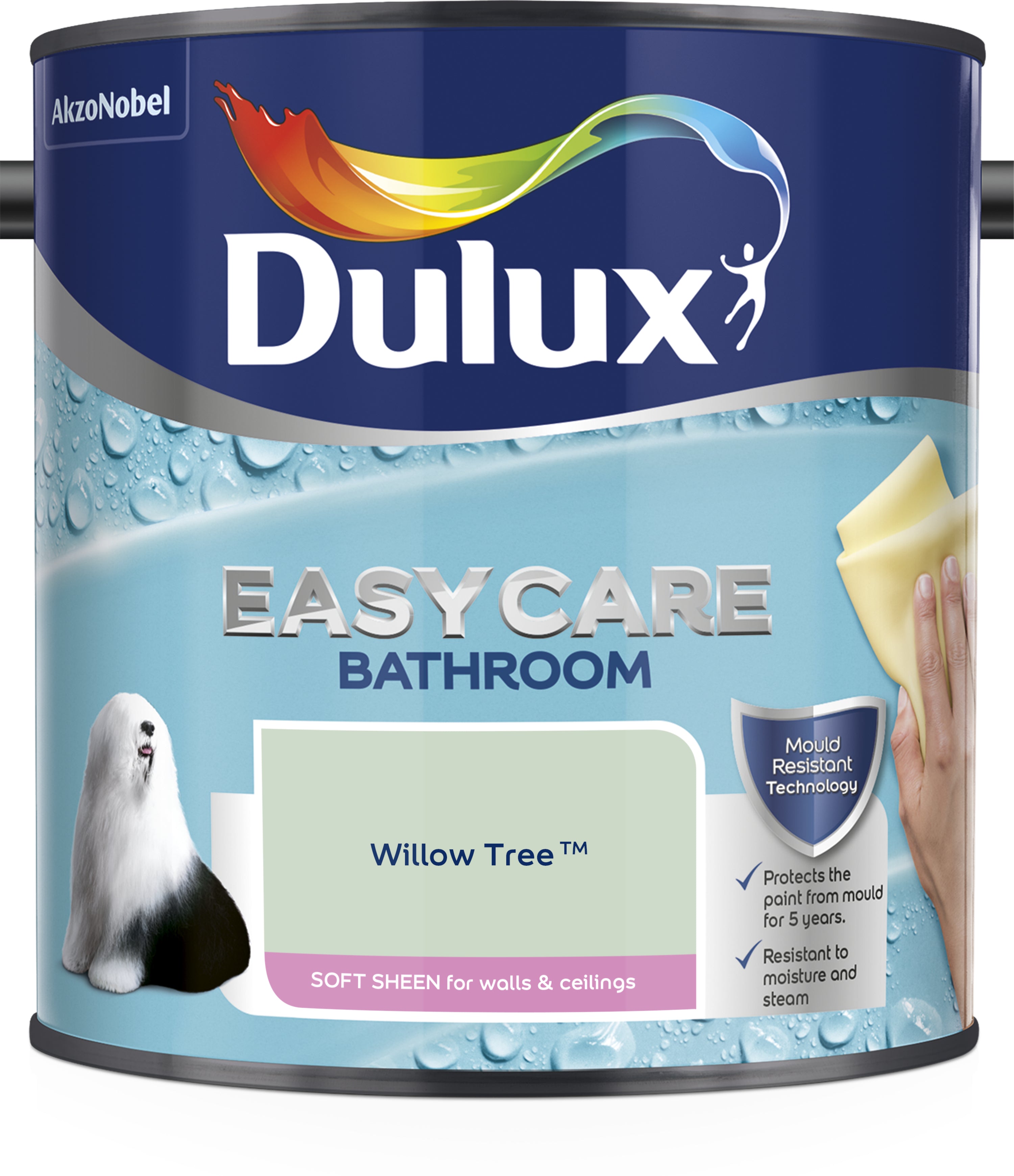 Dulux Easycare Bathroom Soft Sheen Willow Tree 2.5L