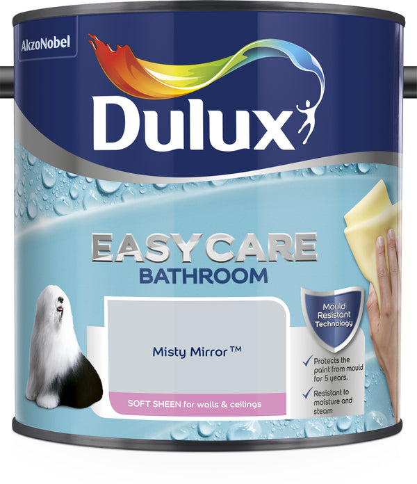 Dulux Easycare Bathroom Soft Sheen Misty Mirror 2.5L