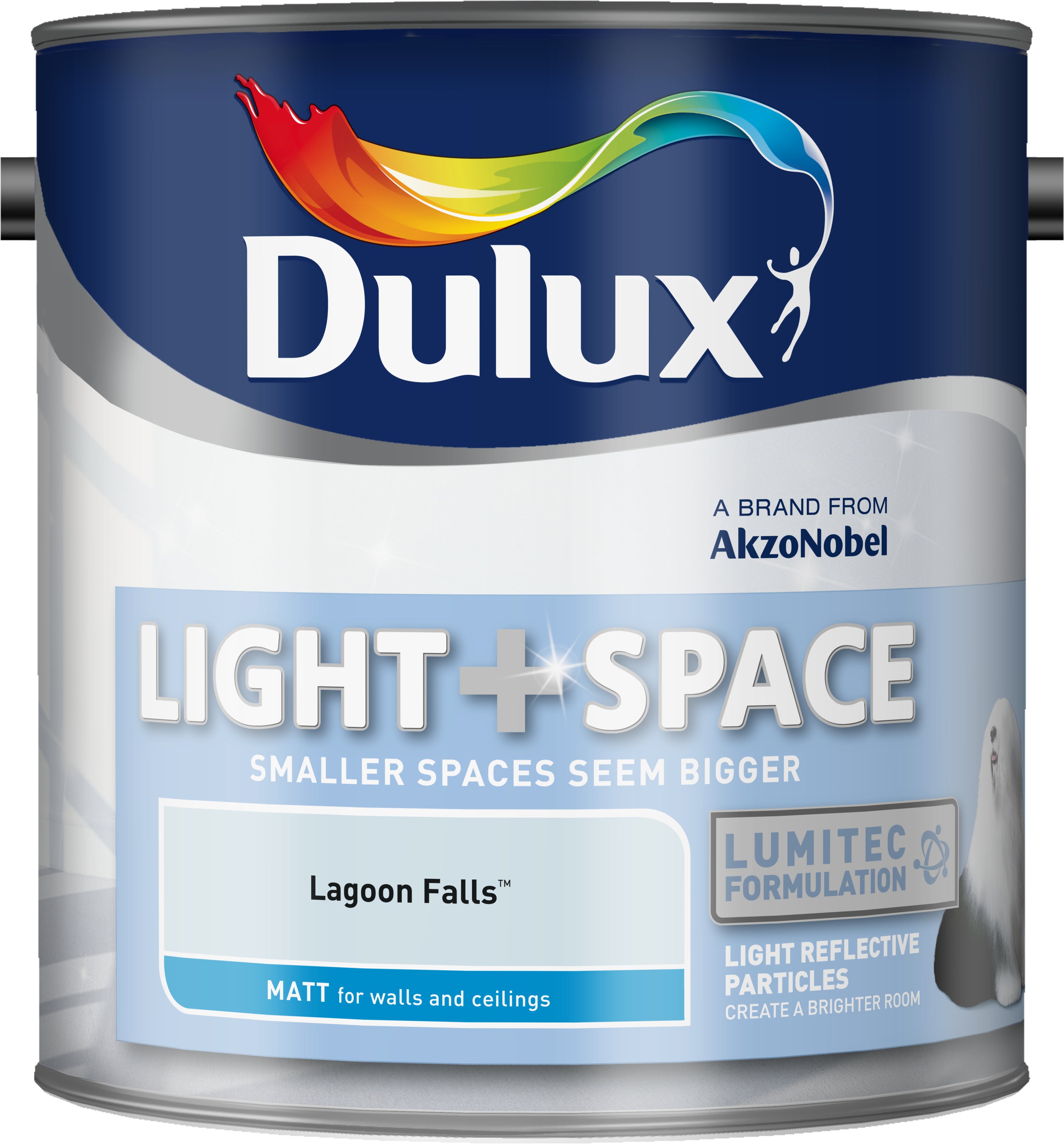 Dulux Light & Space Matt Lagoon Falls 2.5L