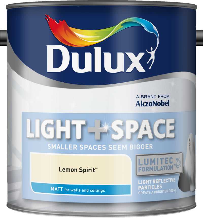 Dulux Light & Space Matt Lemon Spirit 2.5L