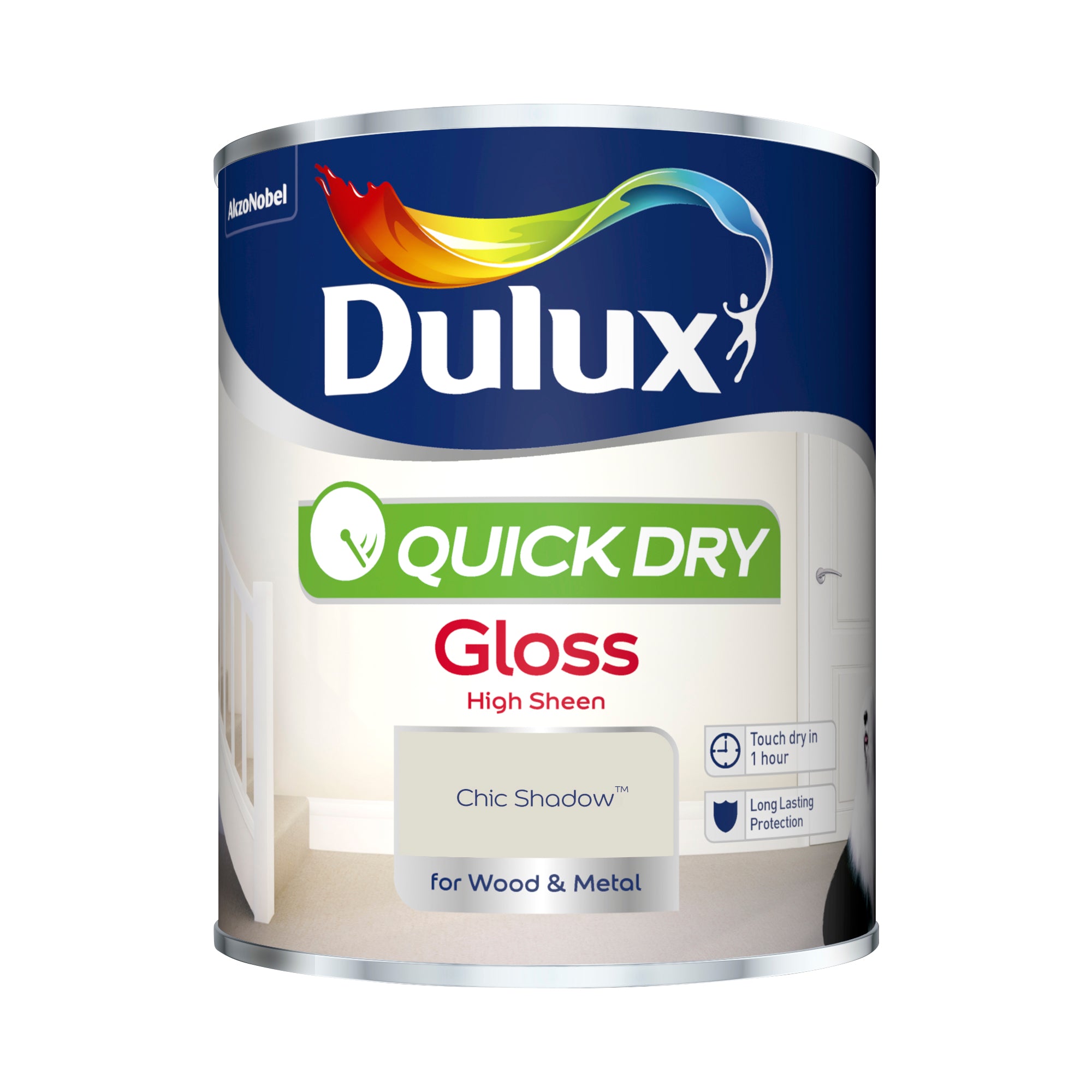 Dulux Quick Dry Gloss Chic Shadow 750ml