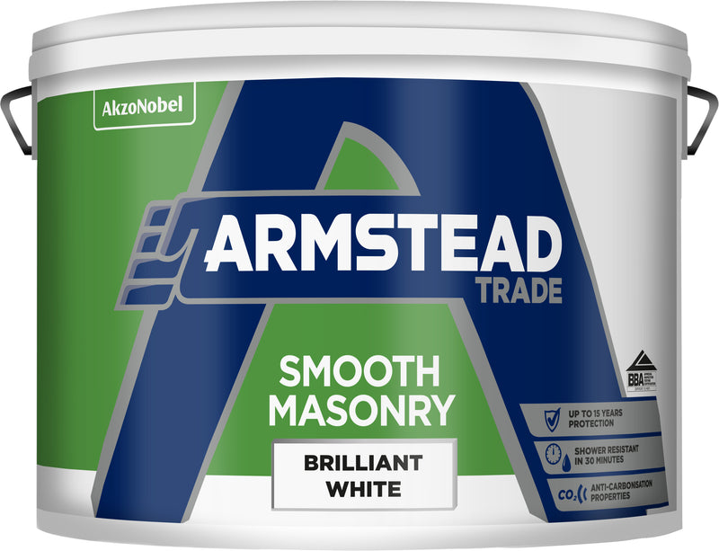 Armstead Trade Smooth Masonry Brilliant White 10L