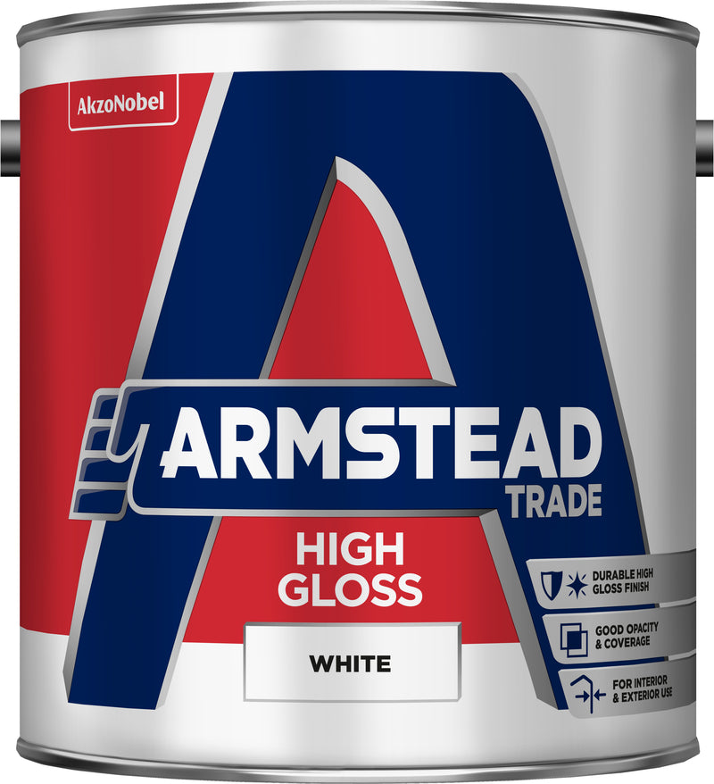 Armstead Trade High Gloss White 2.5L