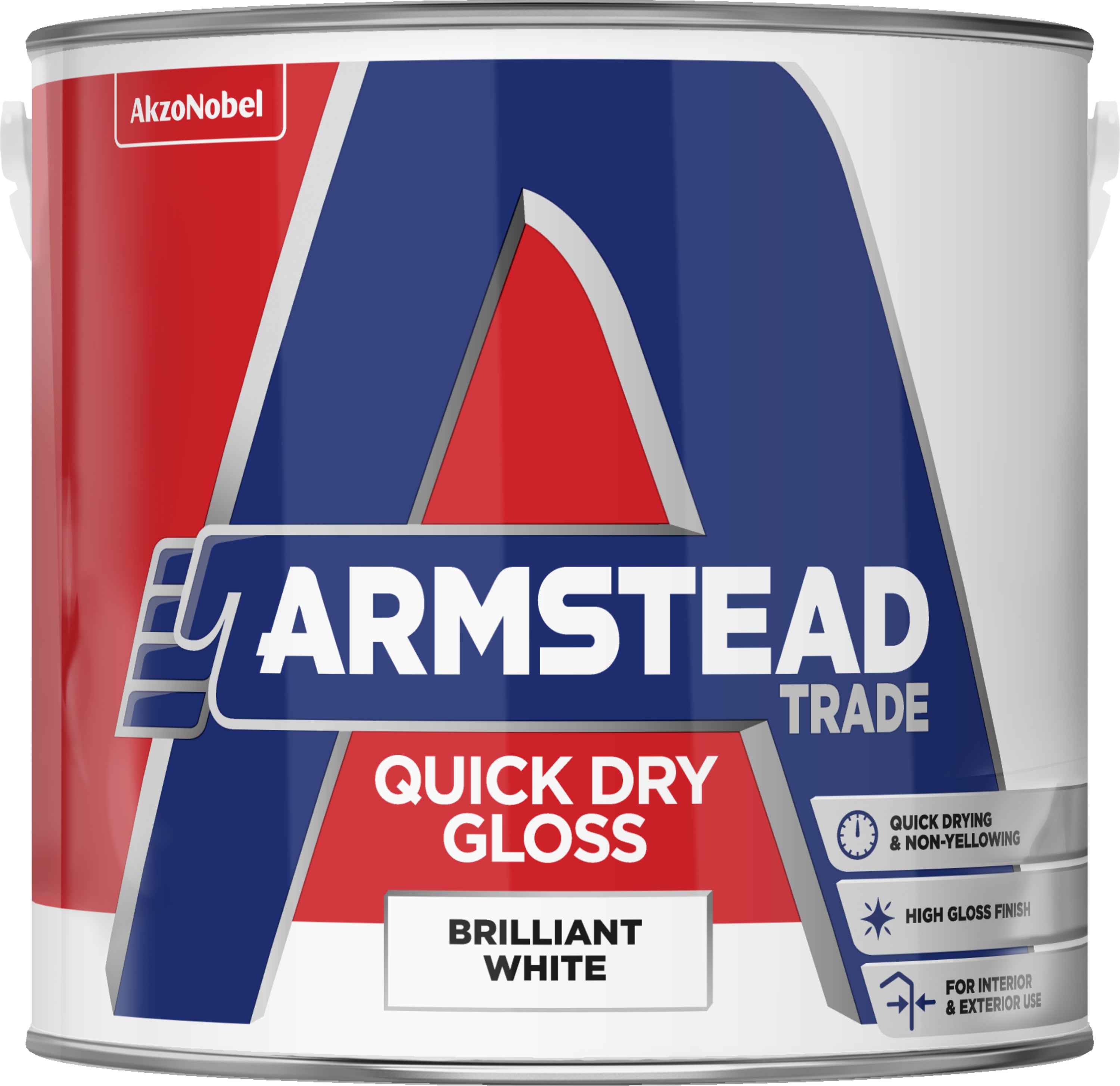 Armstead Trade Quick Dry Gloss Brilliant White 2.5L