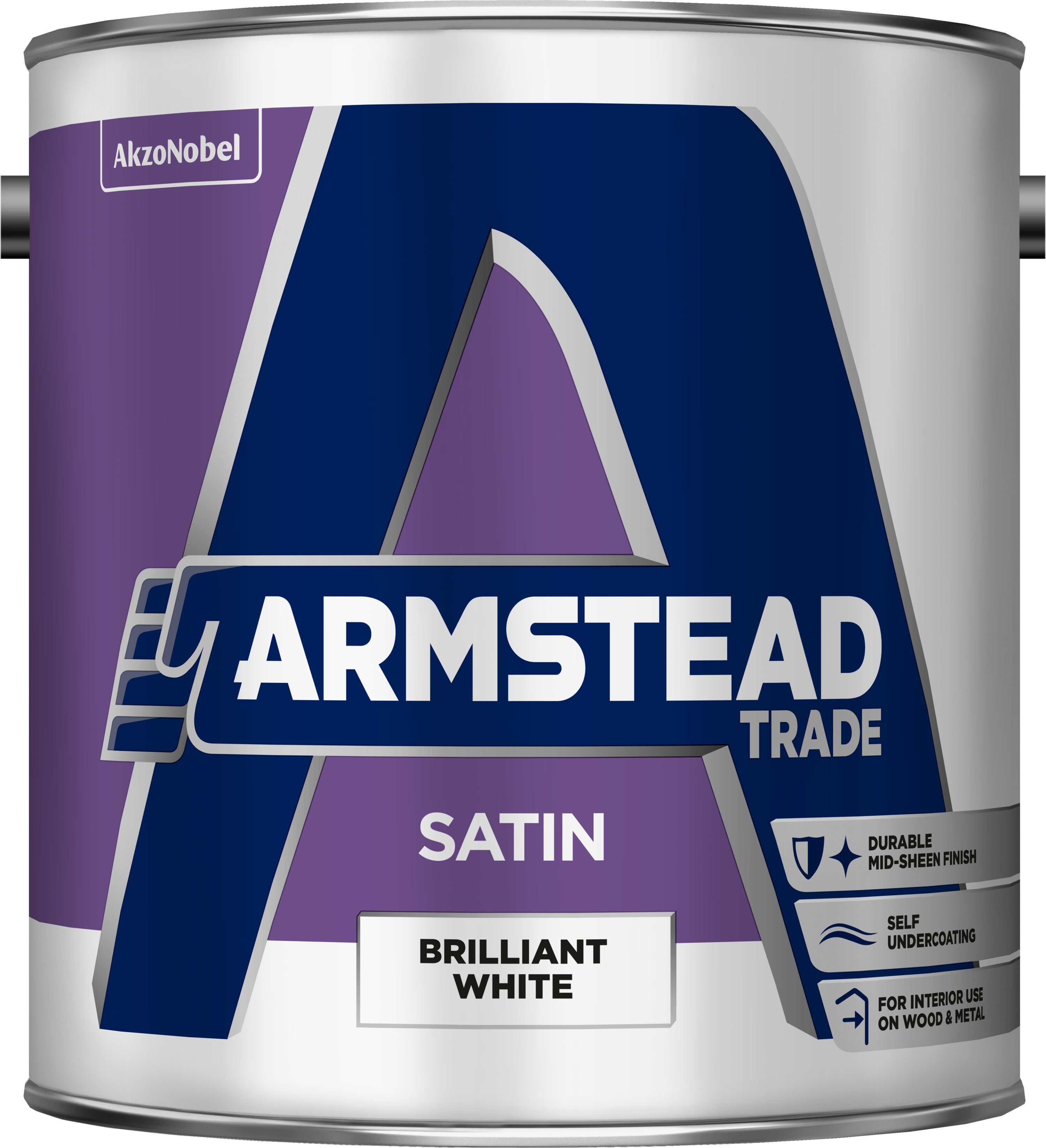 Armstead Trade Satin Brilliant White 2.5L