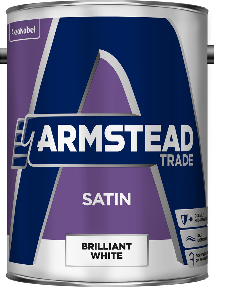 Armstead Trade Satin Brilliant White 5L