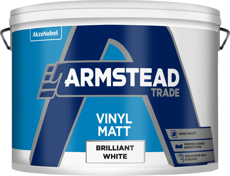 Armstead Trade Vinyl Matt Brilliant White 10L