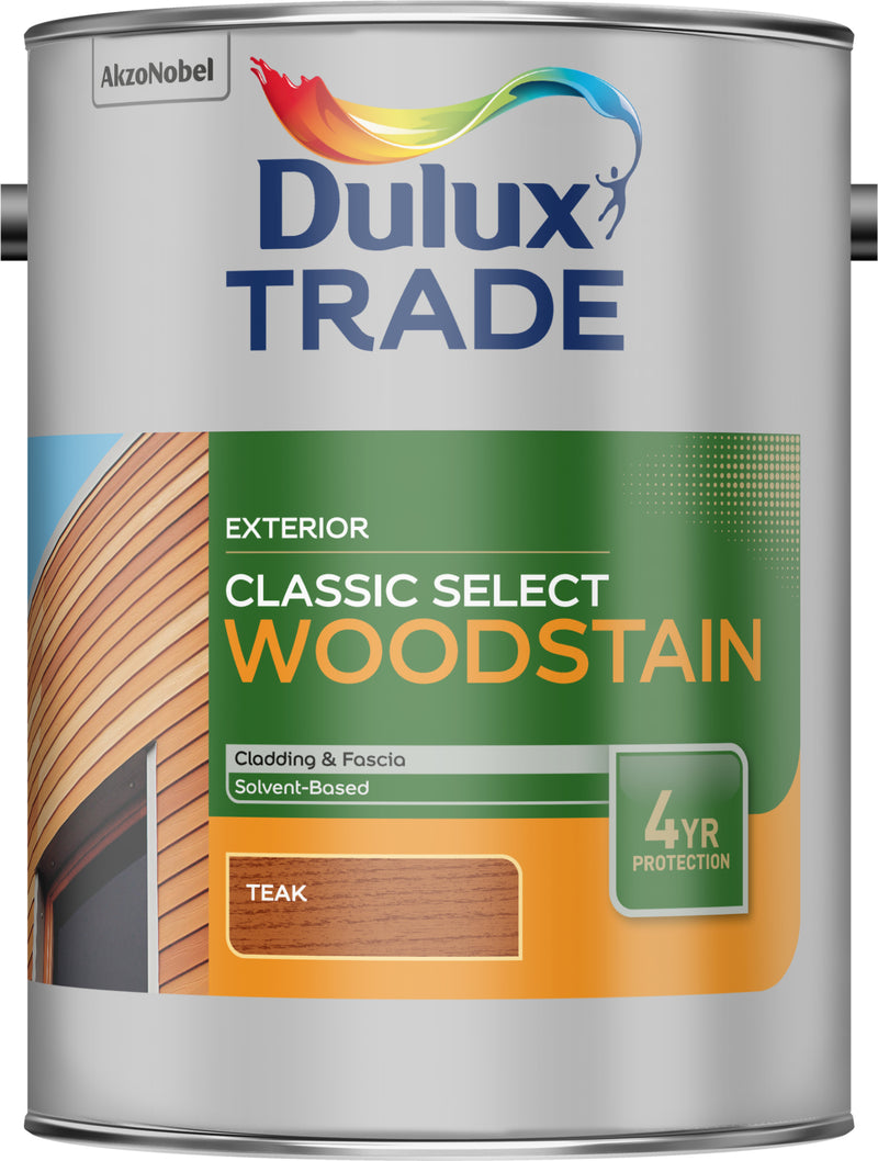 Dulux Trade Classic Select Woodstain Teak 5L