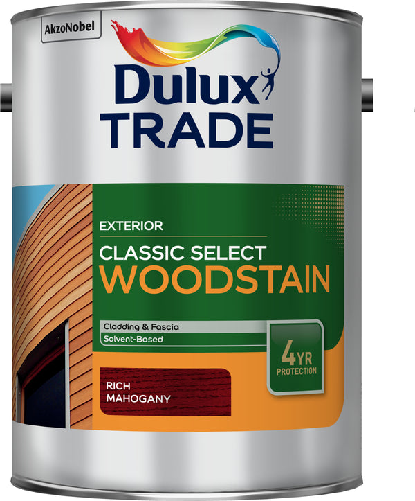 Dulux Trade Classic Select Woodstain Rich Mahogany 5L