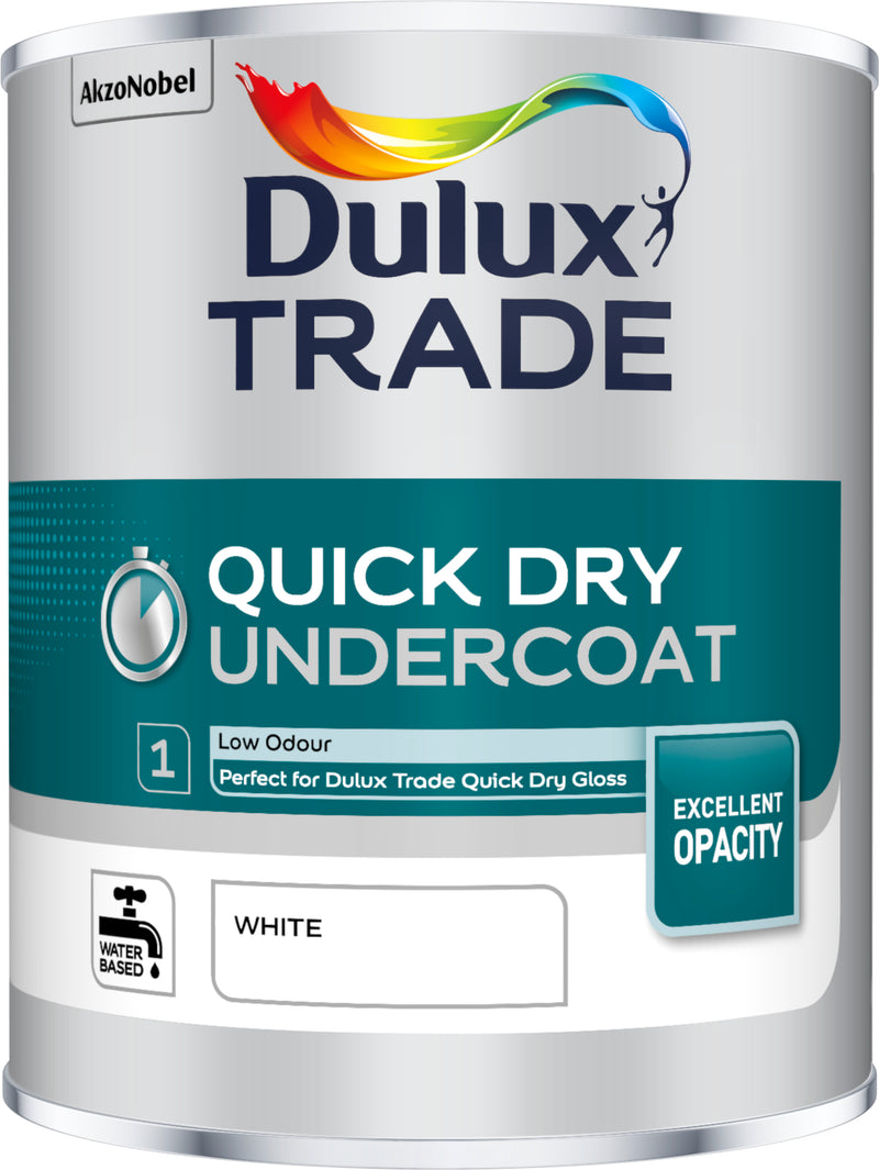 Dulux Trade Quick Drying Undercoat White 1L