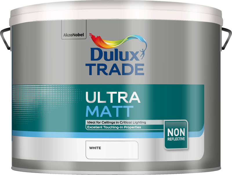 Dulux Trade Ultra Matt White 10L