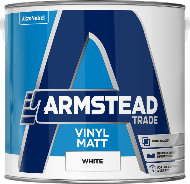 Armstead Trade Vinyl Matt White 2.5L
