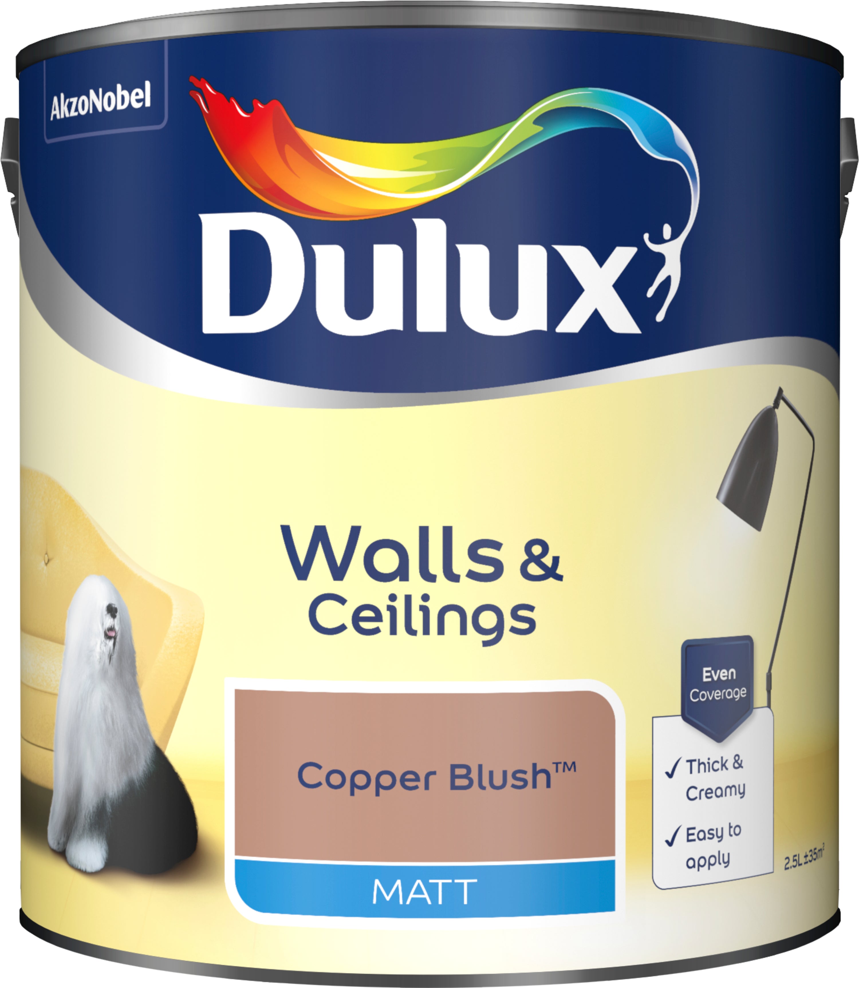 Dulux Matt Copper Blush 2.5L