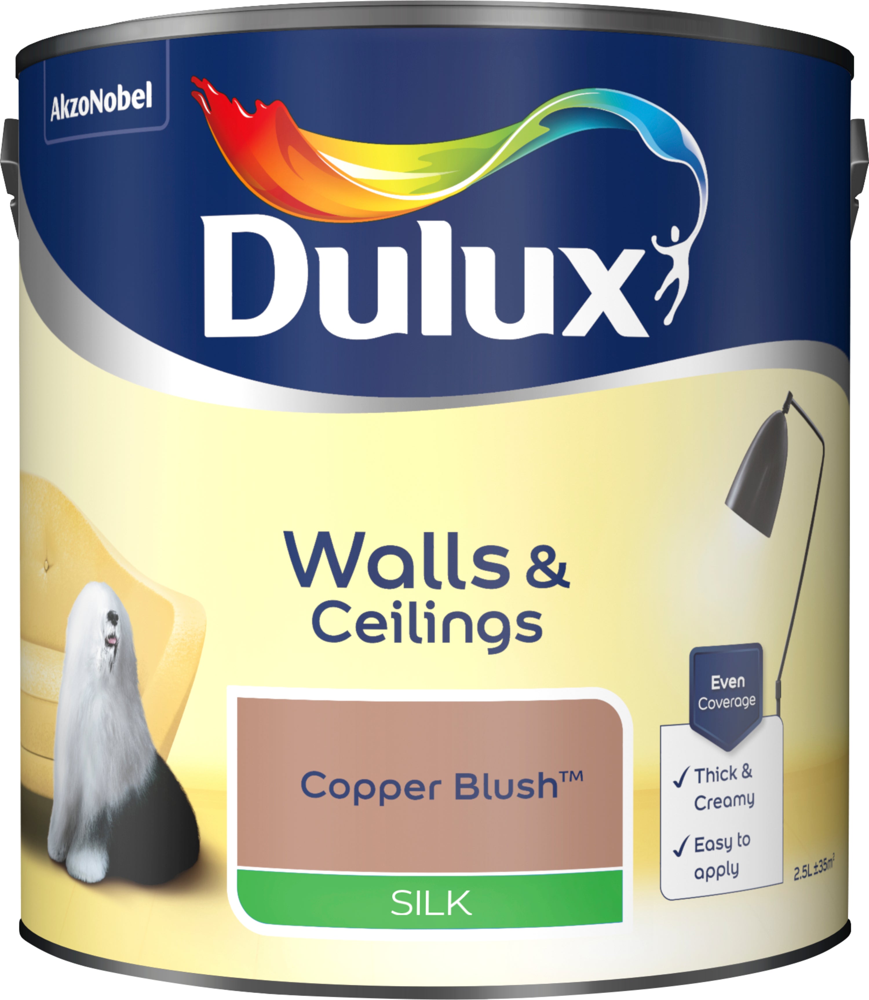 Dulux Silk Copper Blush 2.5L