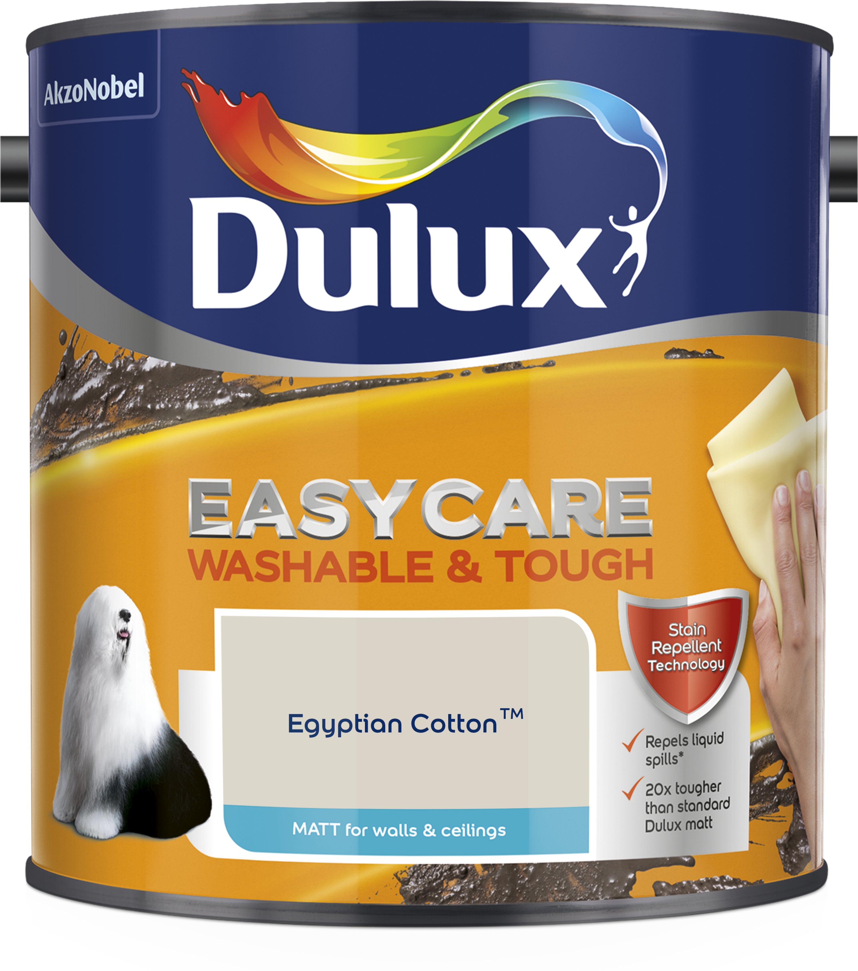 Dulux Easycare Washable & Tough Matt Egyptian Cotton 2.5L
