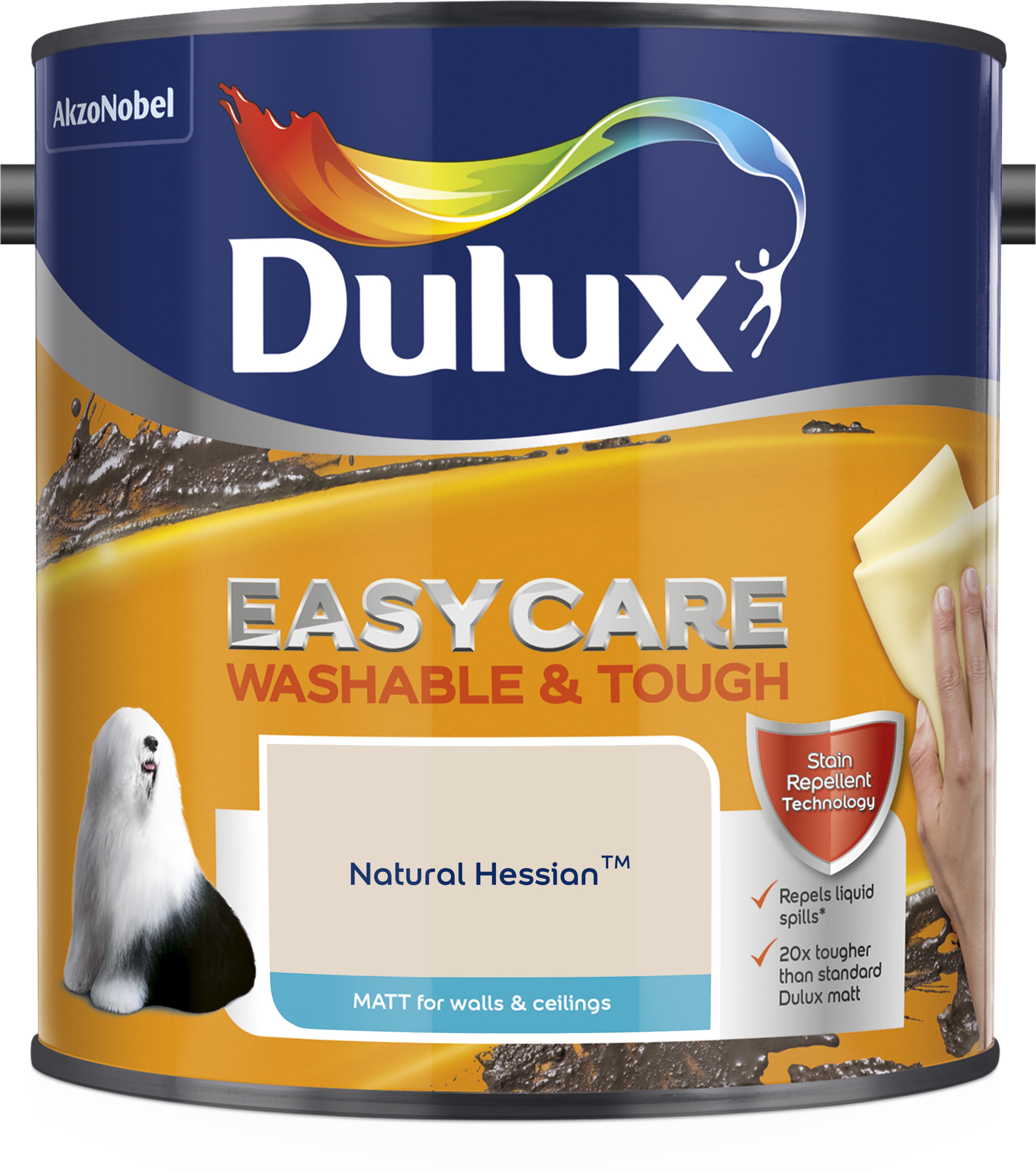 Dulux Easycare Washable & Tough Matt Natural Hessian 2.5L