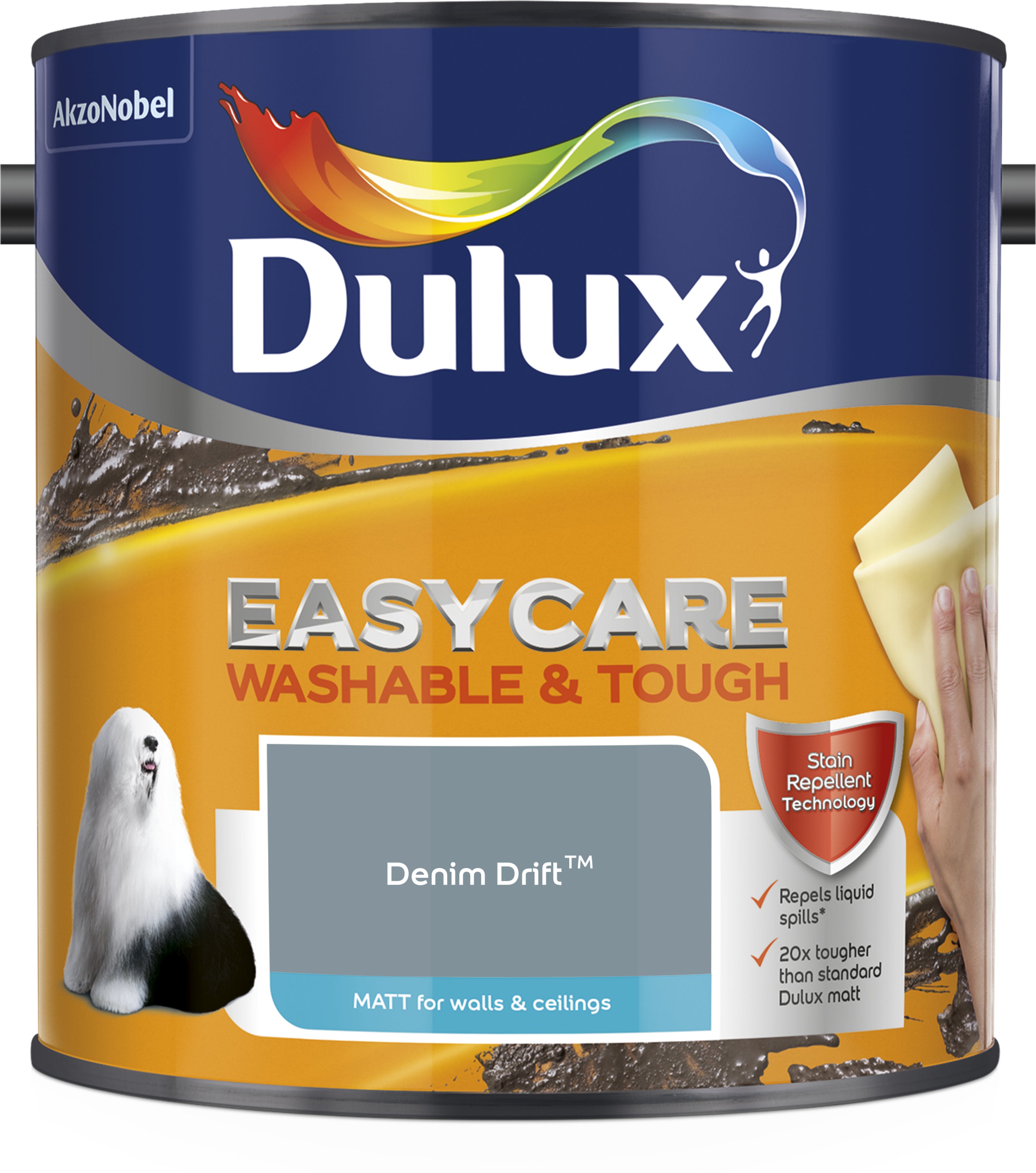 Dulux Easycare Washable & Tough Matt Denim Drift 2.5L