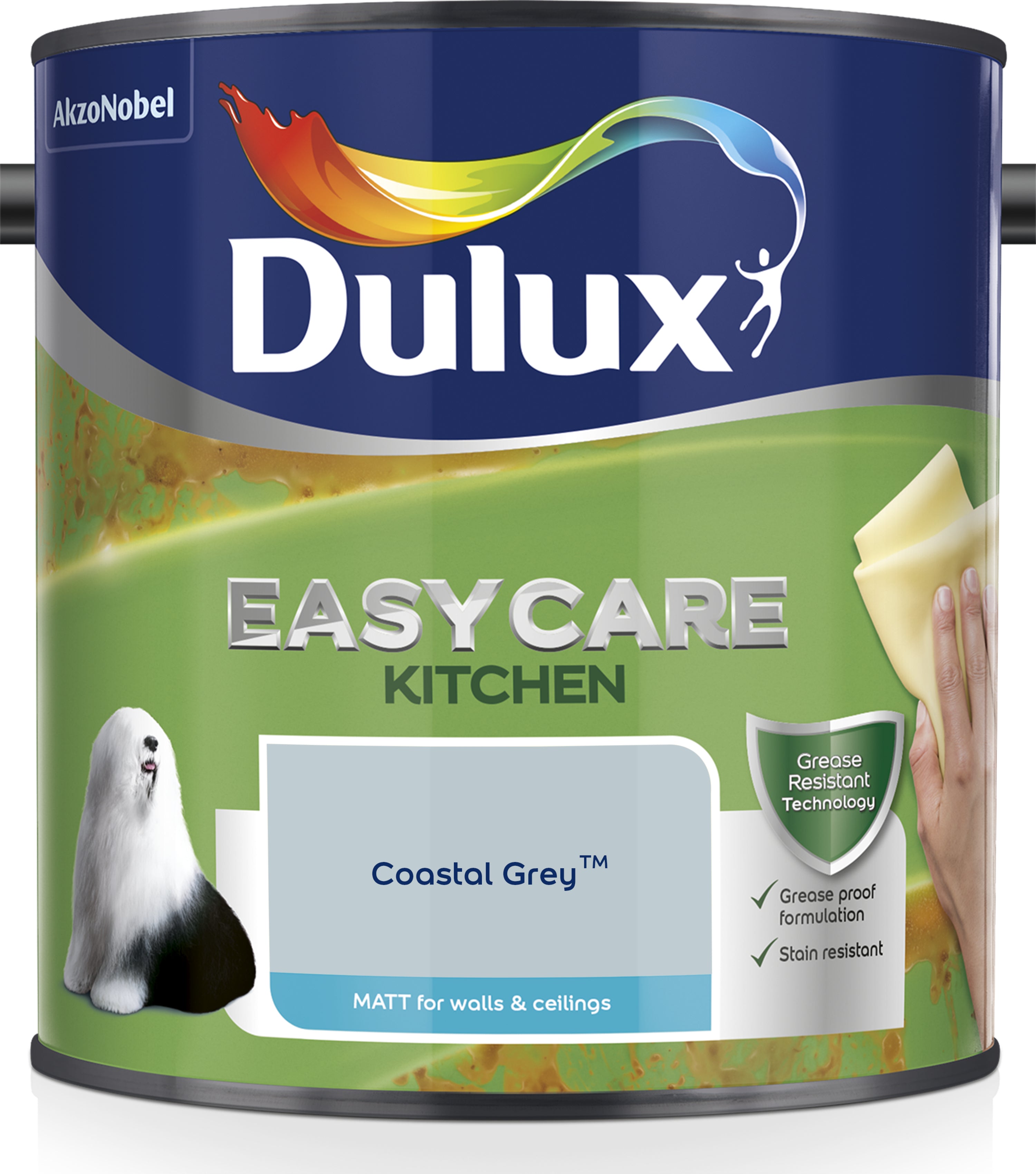 Dulux Easycare Kitchens Matt Coastal Grey 2.5L