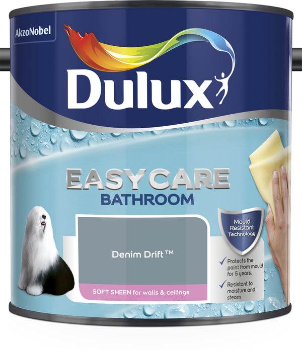 Dulux Easycare Bathroom Soft Sheen Denim Drift 2.5L