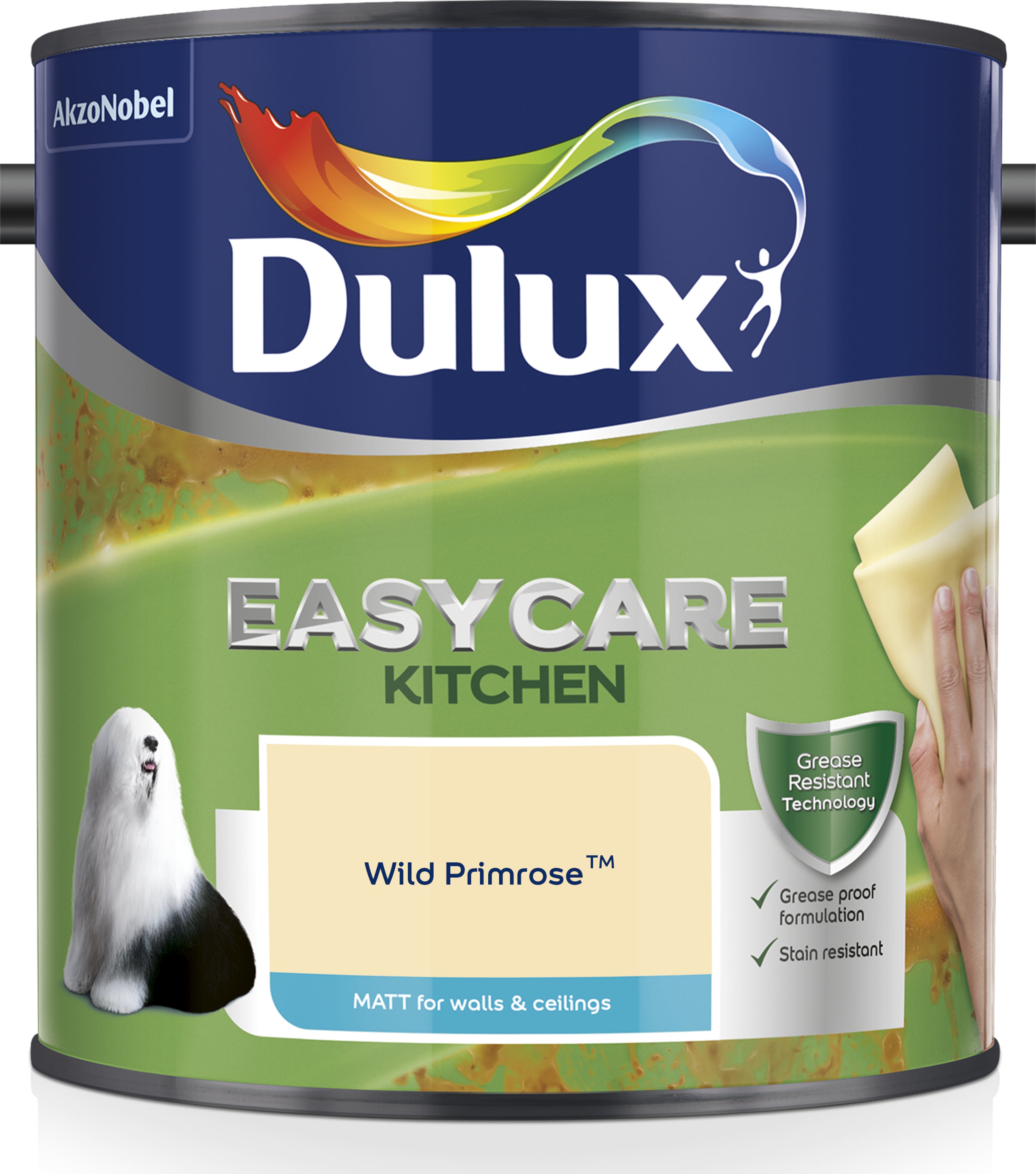 Dulux Easycare Kitchens Matt Wild Primrose 2.5L