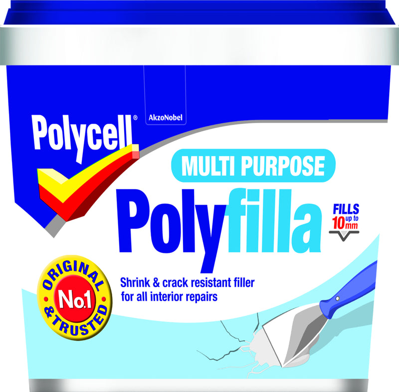 Polycell Multi Purpose Polyfilla Ready Mixed Tub 1kg