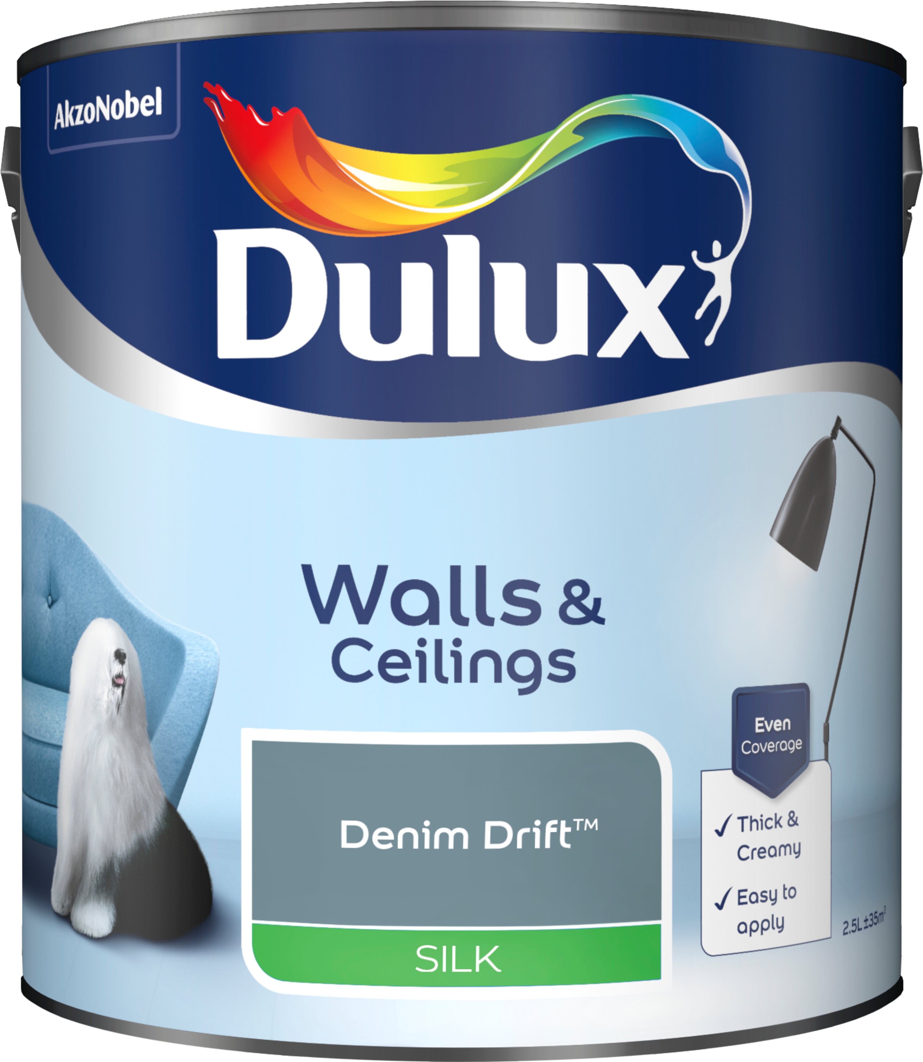 Dulux Silk Denim Drift 2.5L