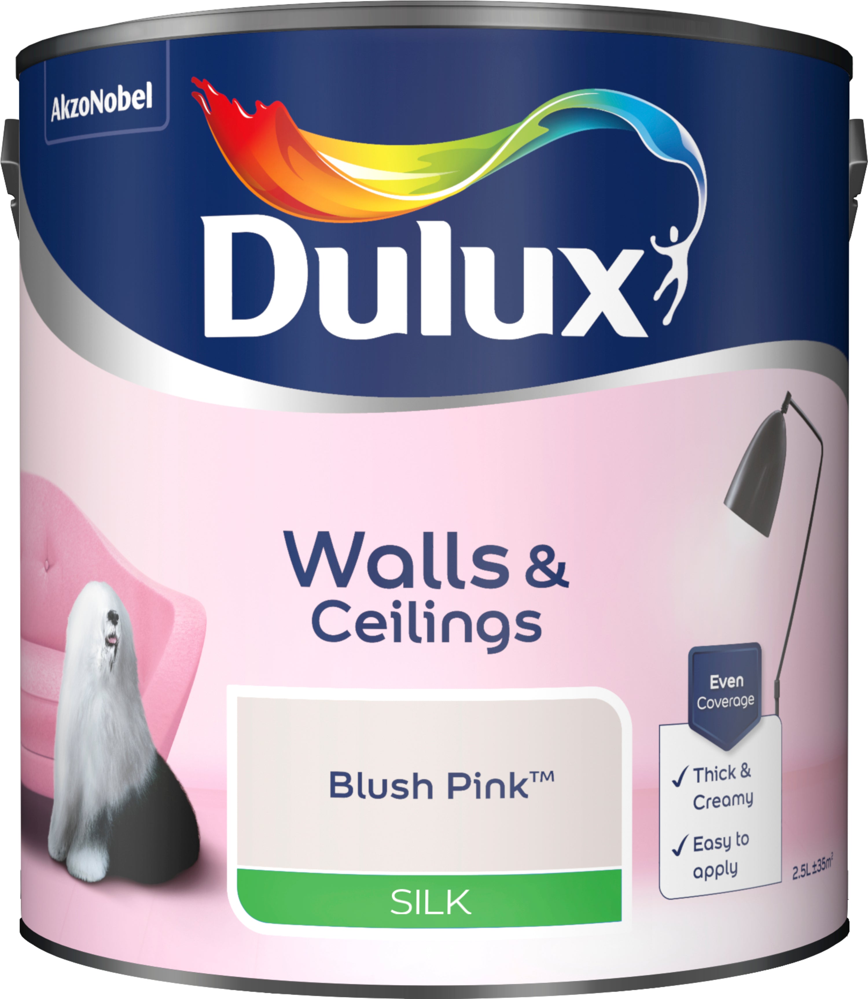 Dulux Silk Blush Pink 2.5L