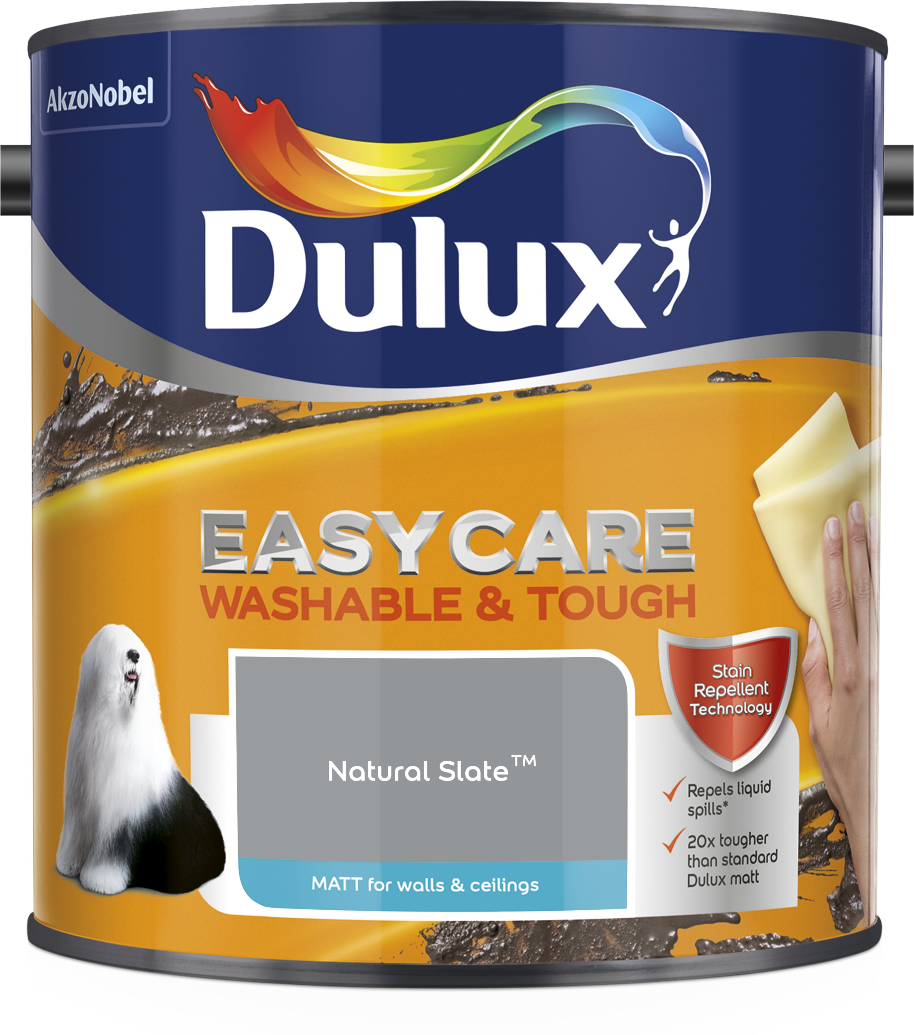 Dulux Easycare Washable & Tough Matt Natural Slate 2.5L