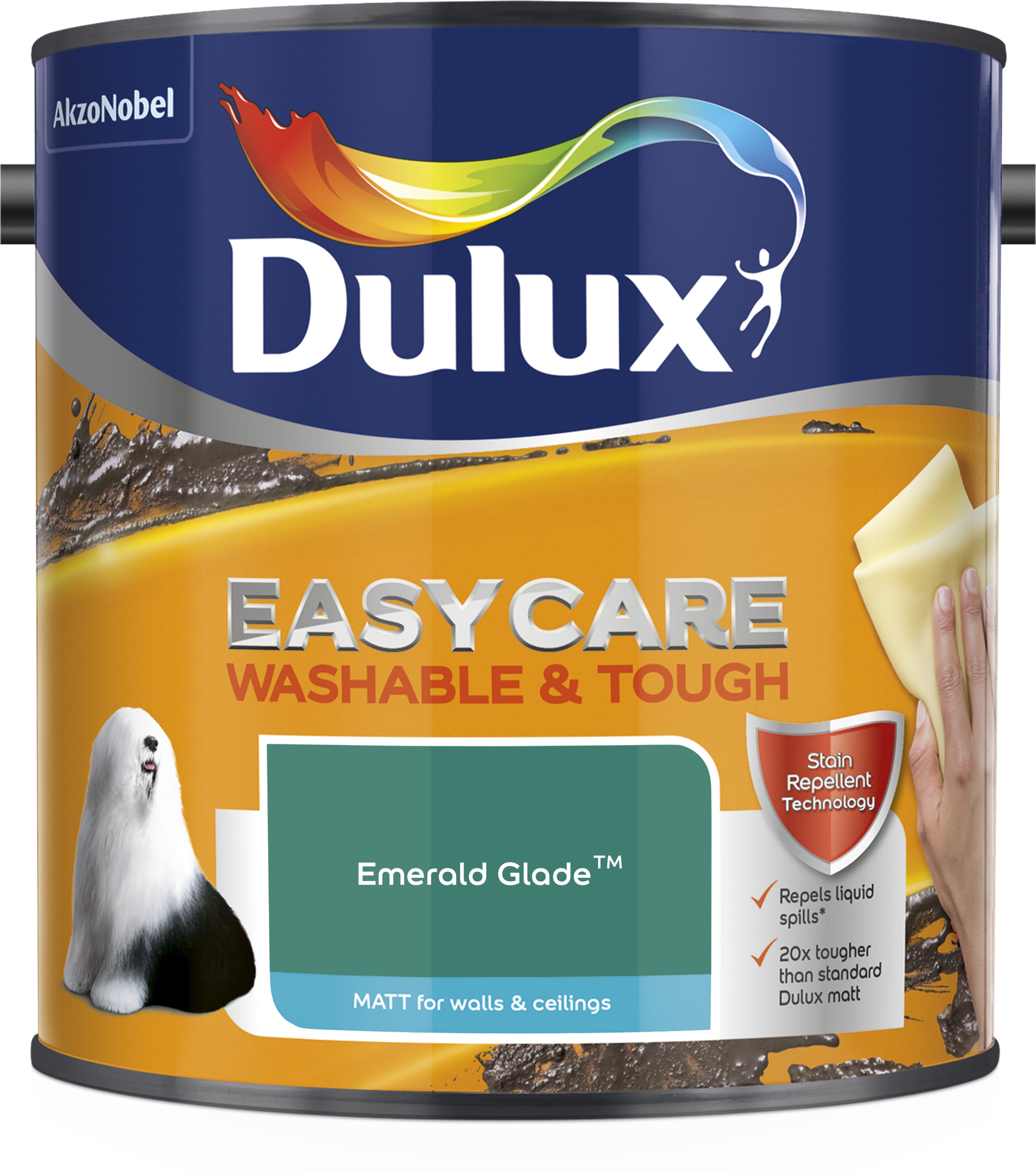 Dulux Easycare Washable & Tough Matt Emerald Glade 2.5L