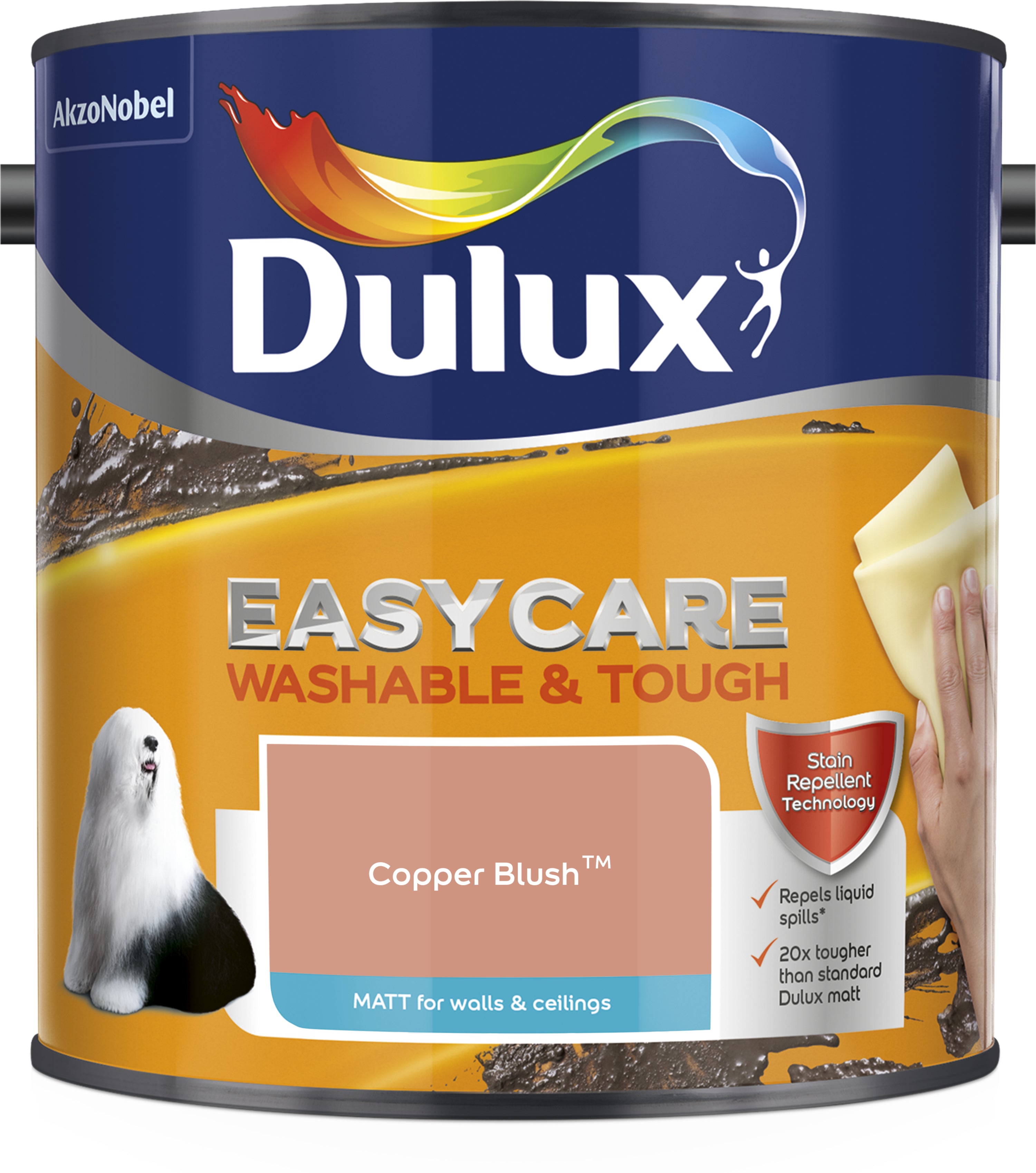 Dulux Easycare Washable & Tough Matt Copper Blush 2.5L