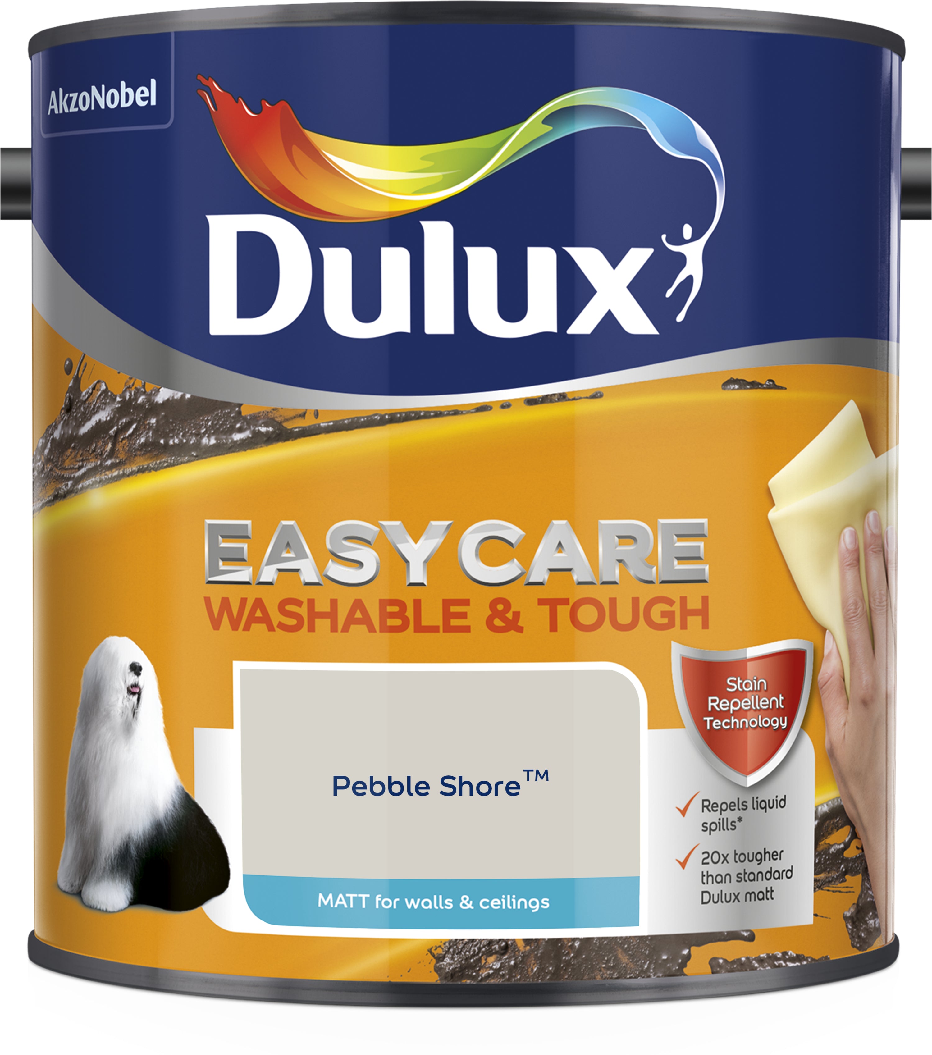Dulux Easycare Washable & Tough Matt Pebble Shore 2.5L