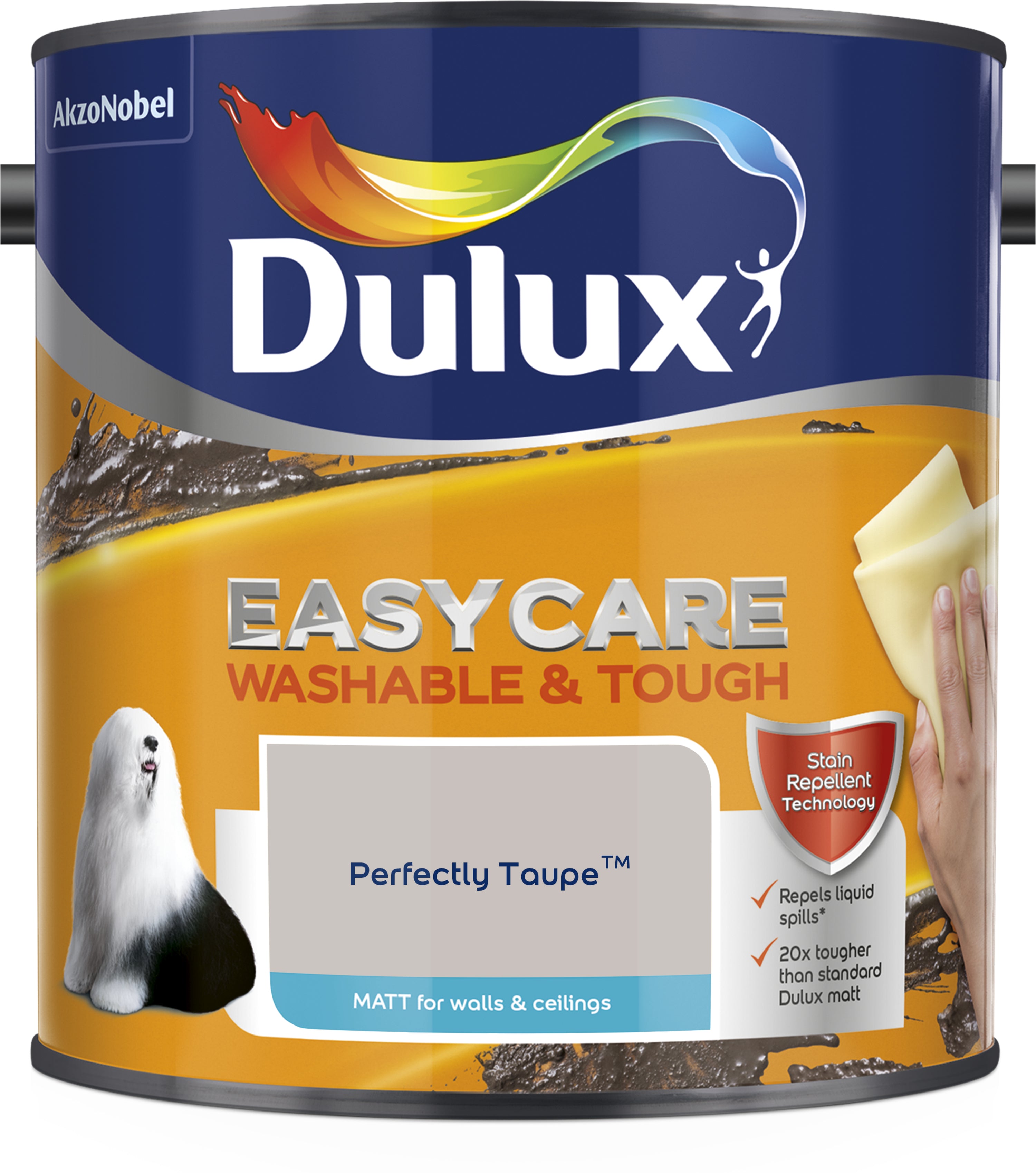 Dulux Easycare Washable & Tough Matt Perfectly Taupe 2.5L