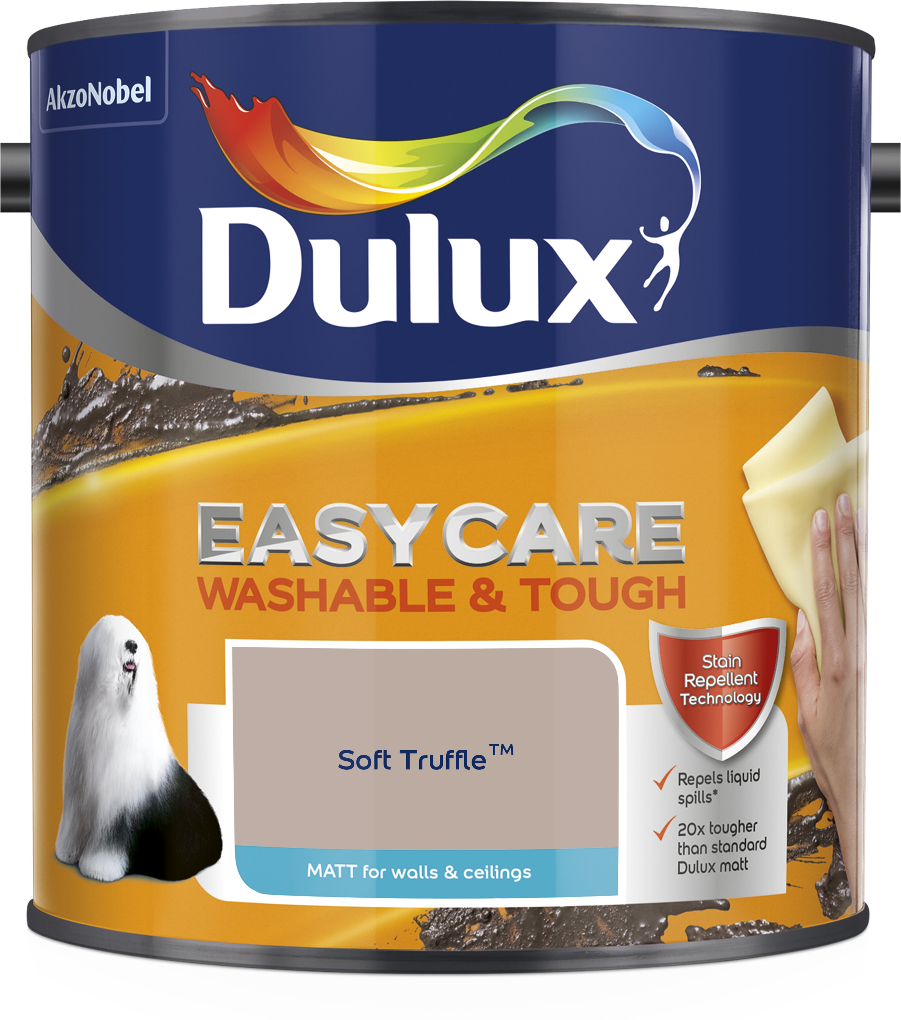Dulux Easycare Washable & Tough Matt Soft Truffle 2.5L