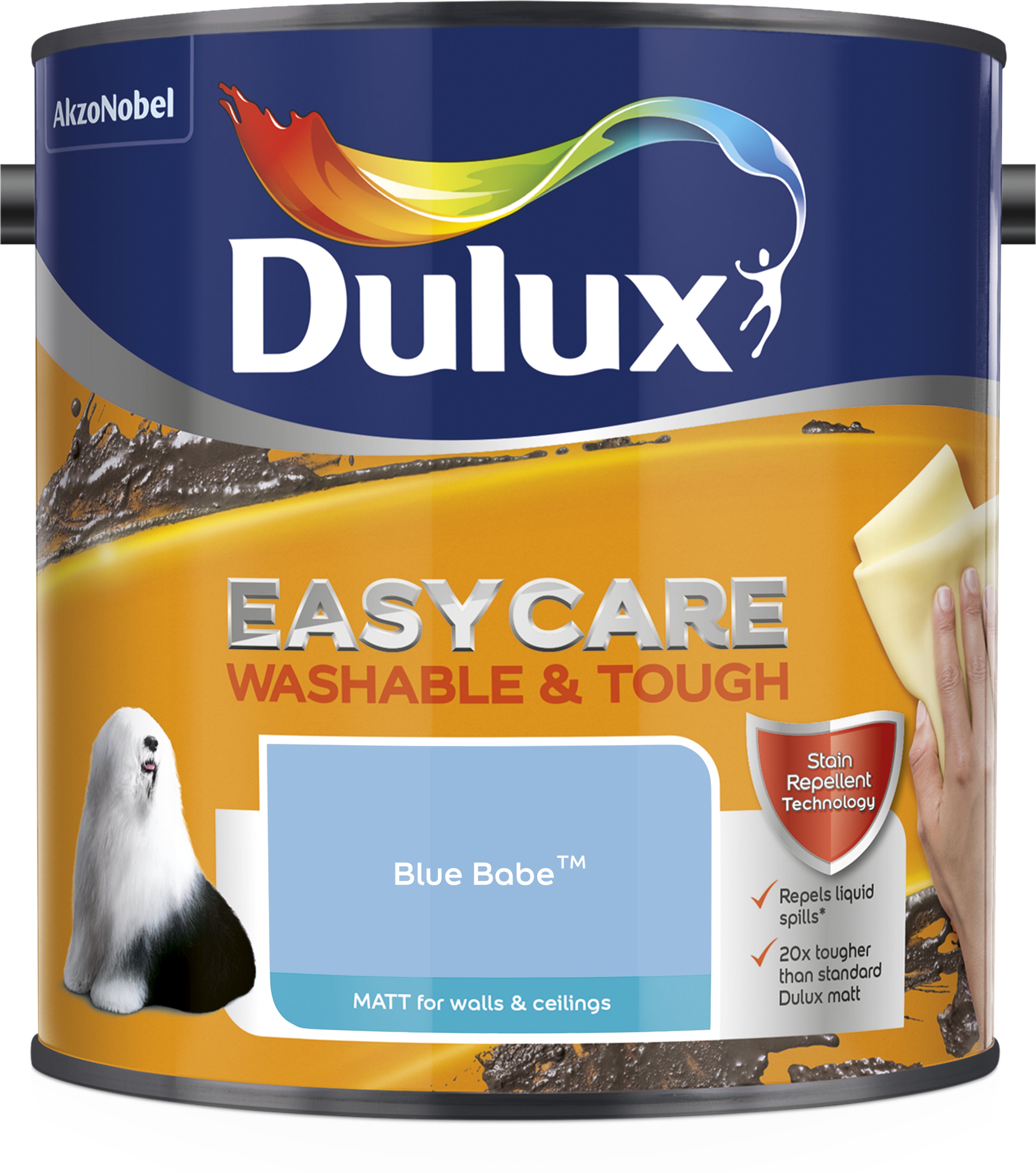 Dulux Easycare Washable & Tough Matt Blue Babe 2.5L