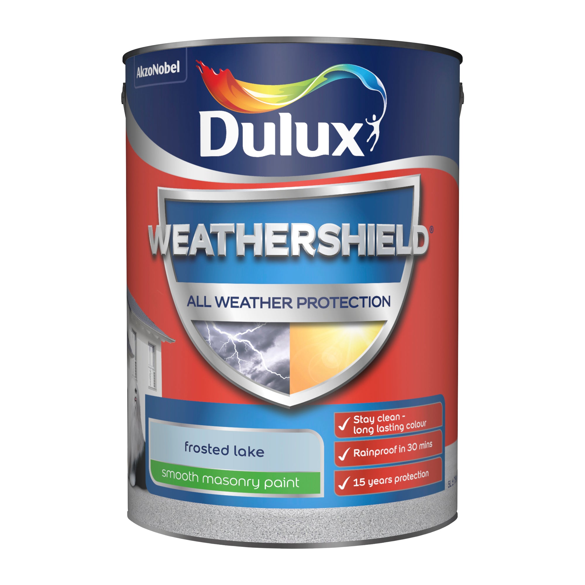 Dulux Weathershield All Weather Protection Smooth Frosted Lake 5L
