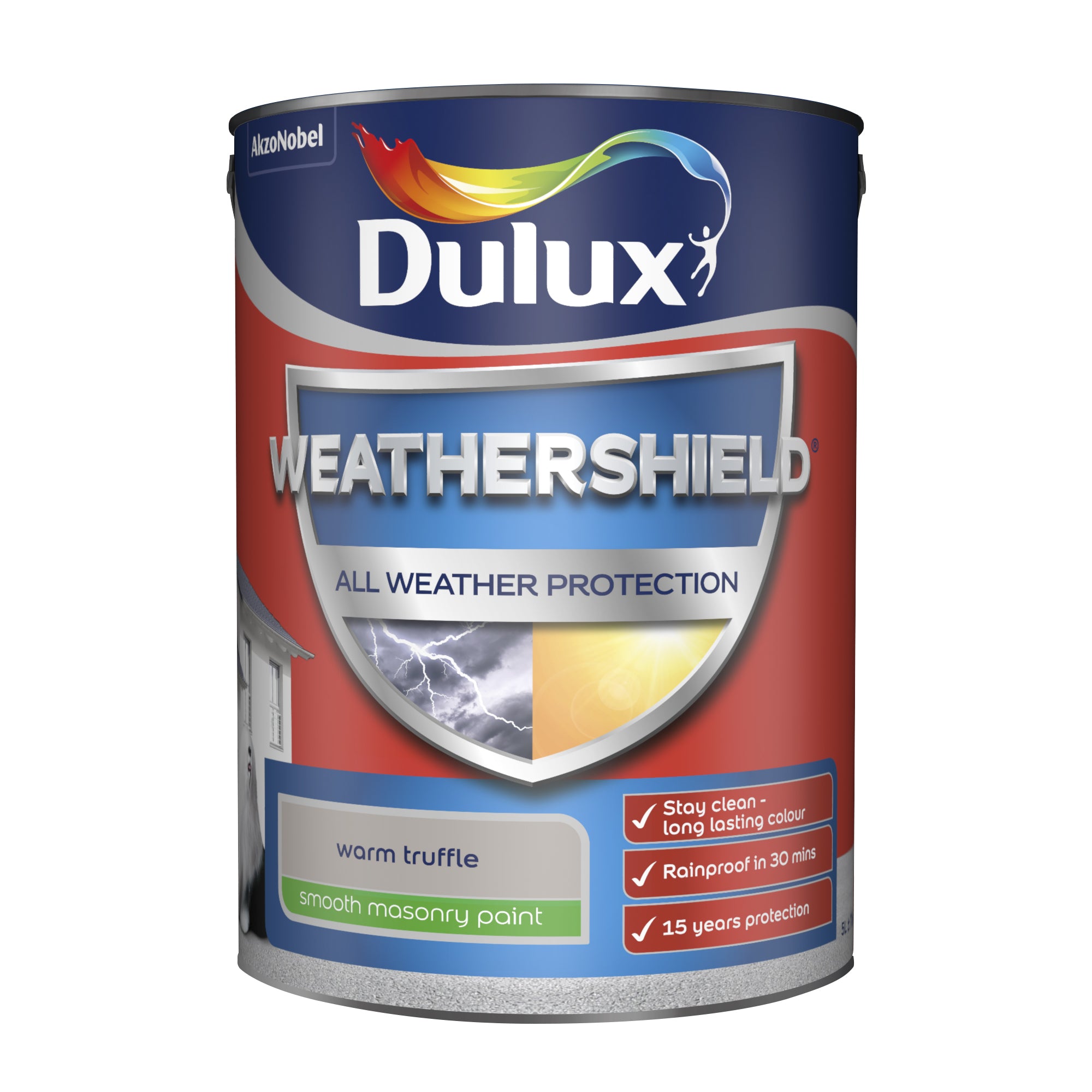 Dulux Weathershield All Weather Protection Smooth Warm Truffle 5L