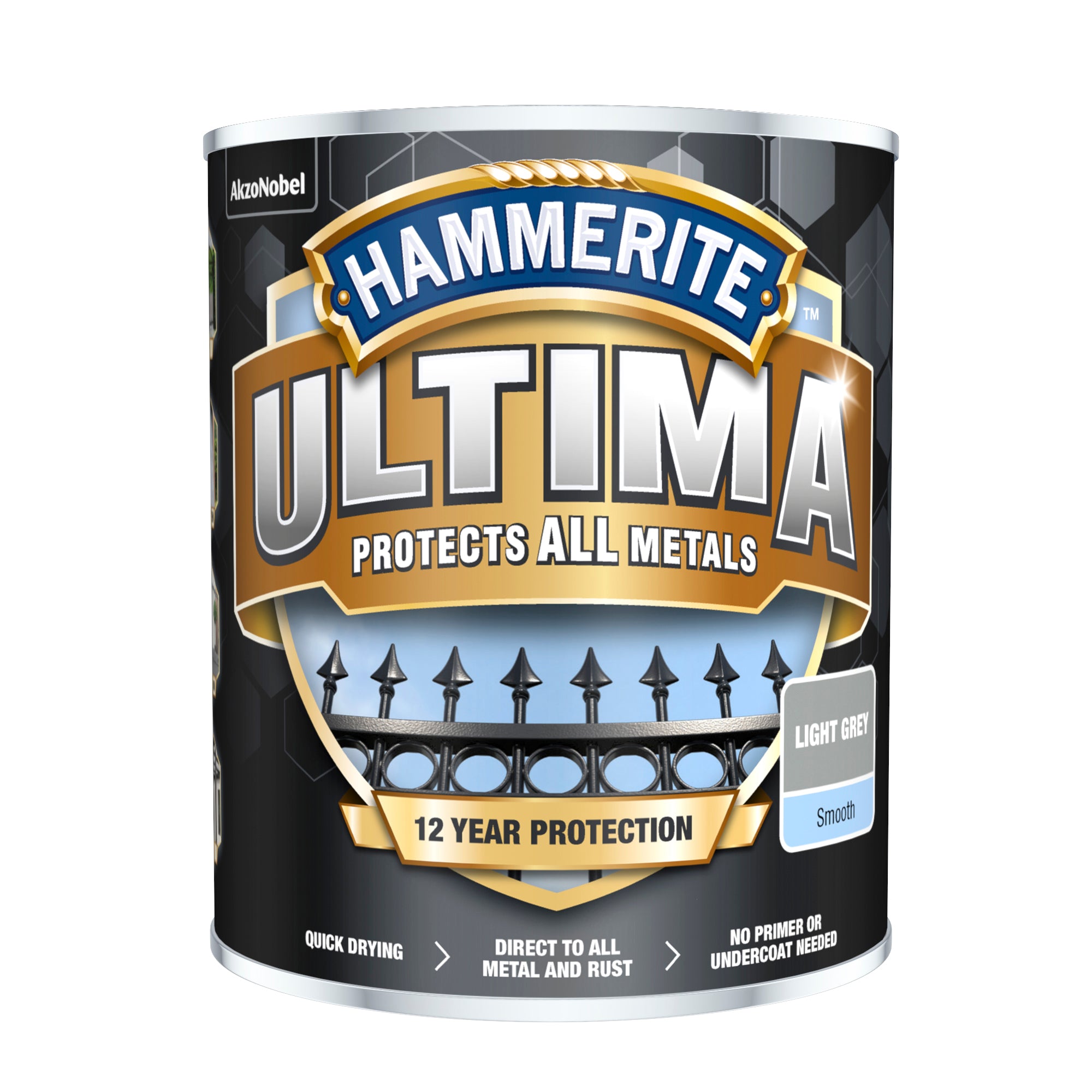 Hammerite Ultima Smooth Light Grey 750ml