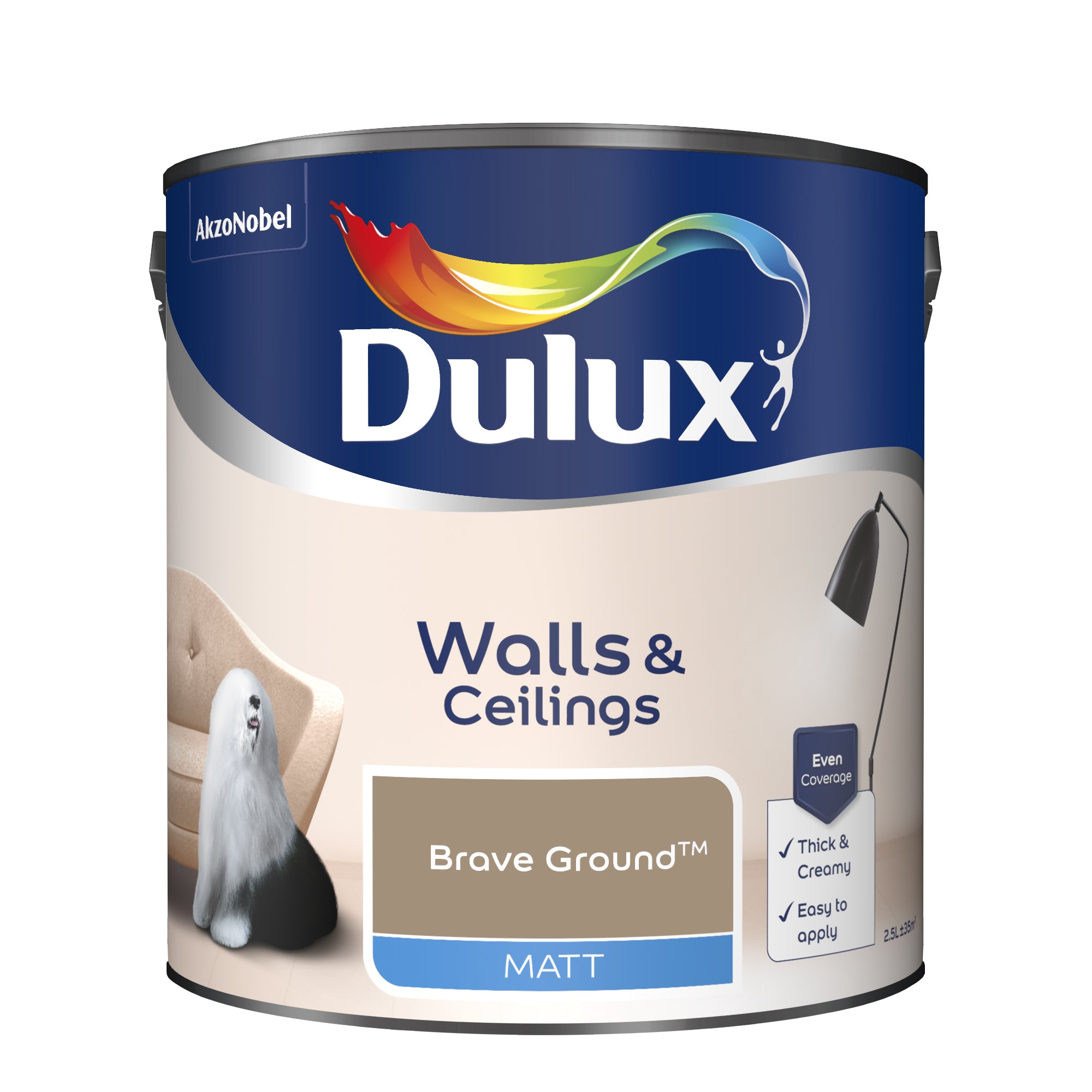 Dulux Matt Brave Ground 2.5L