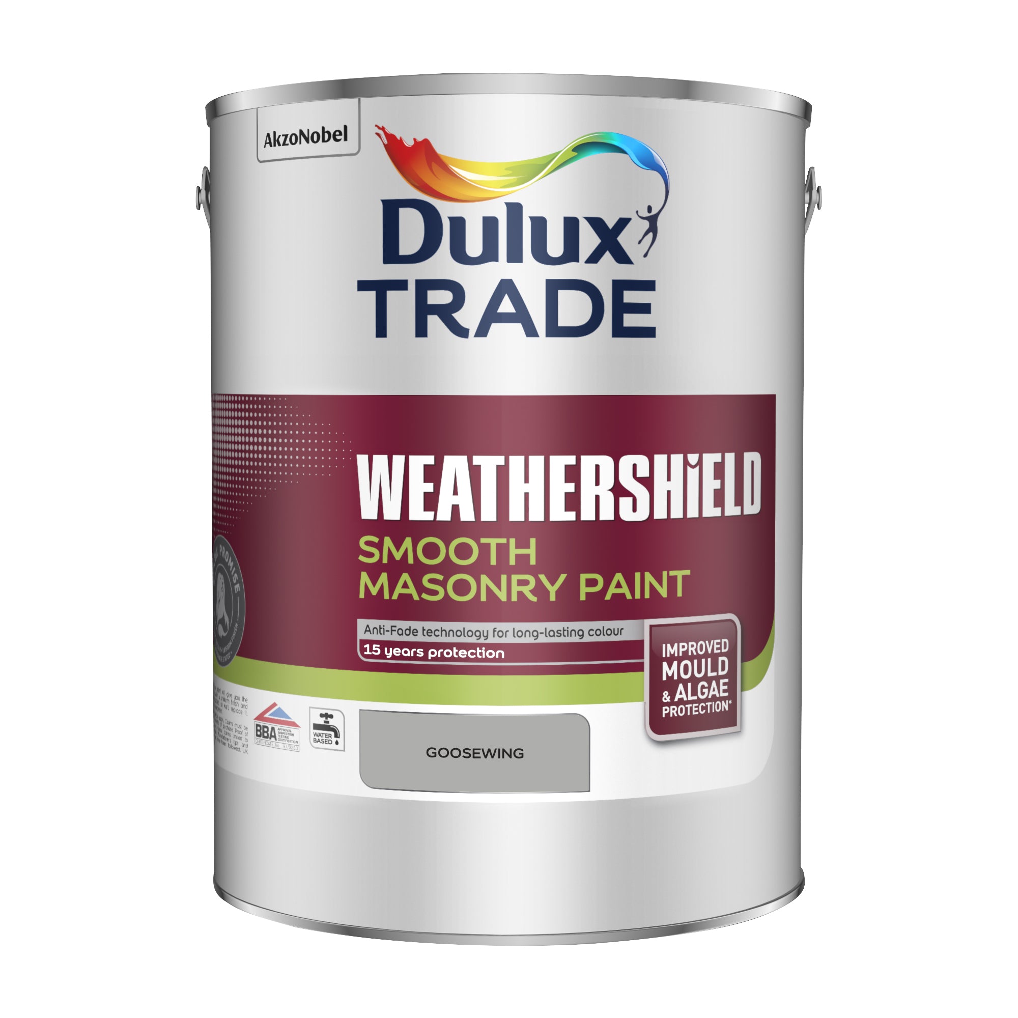 Dulux Trade Weathershield Smooth Masonry Goosewing 5L
