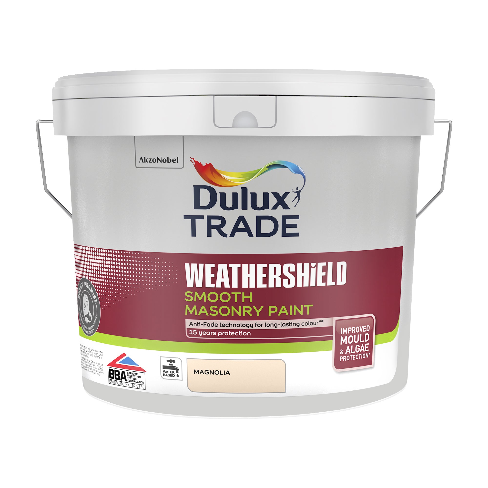 Dulux Trade Weathershield Smooth Masonry Magnolia 10L