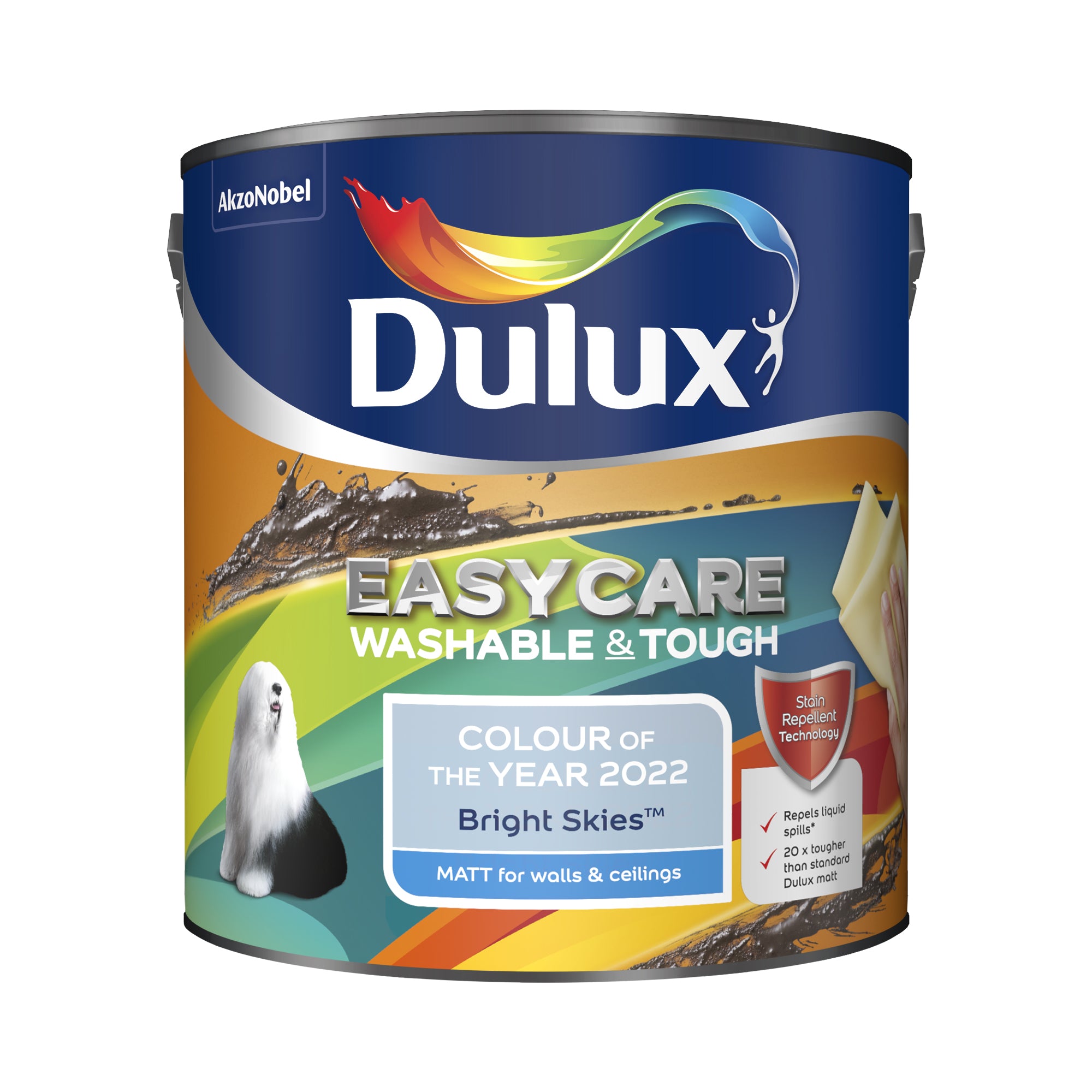 Dulux Easycare Washable & Tough Matt Bright Skies 2.5L